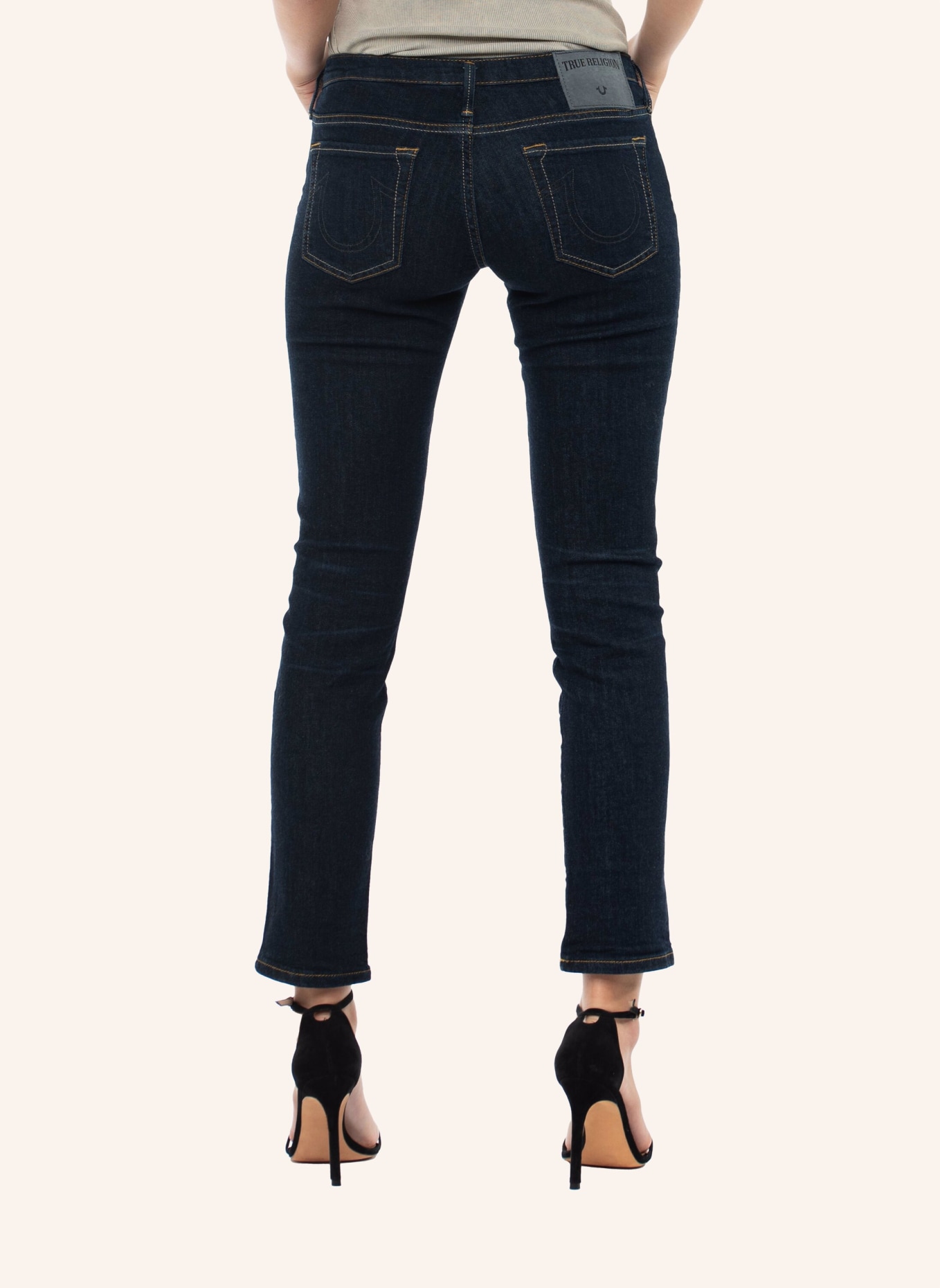 TRUE RELIGION Jeans Cora Straight, Farbe: BLAU (Bild 7)