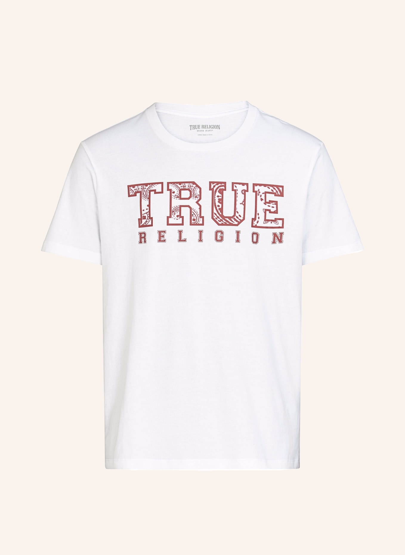 TRUE RELIGION T-Shirt PAISLEY, Farbe: WEISS (Bild 1)