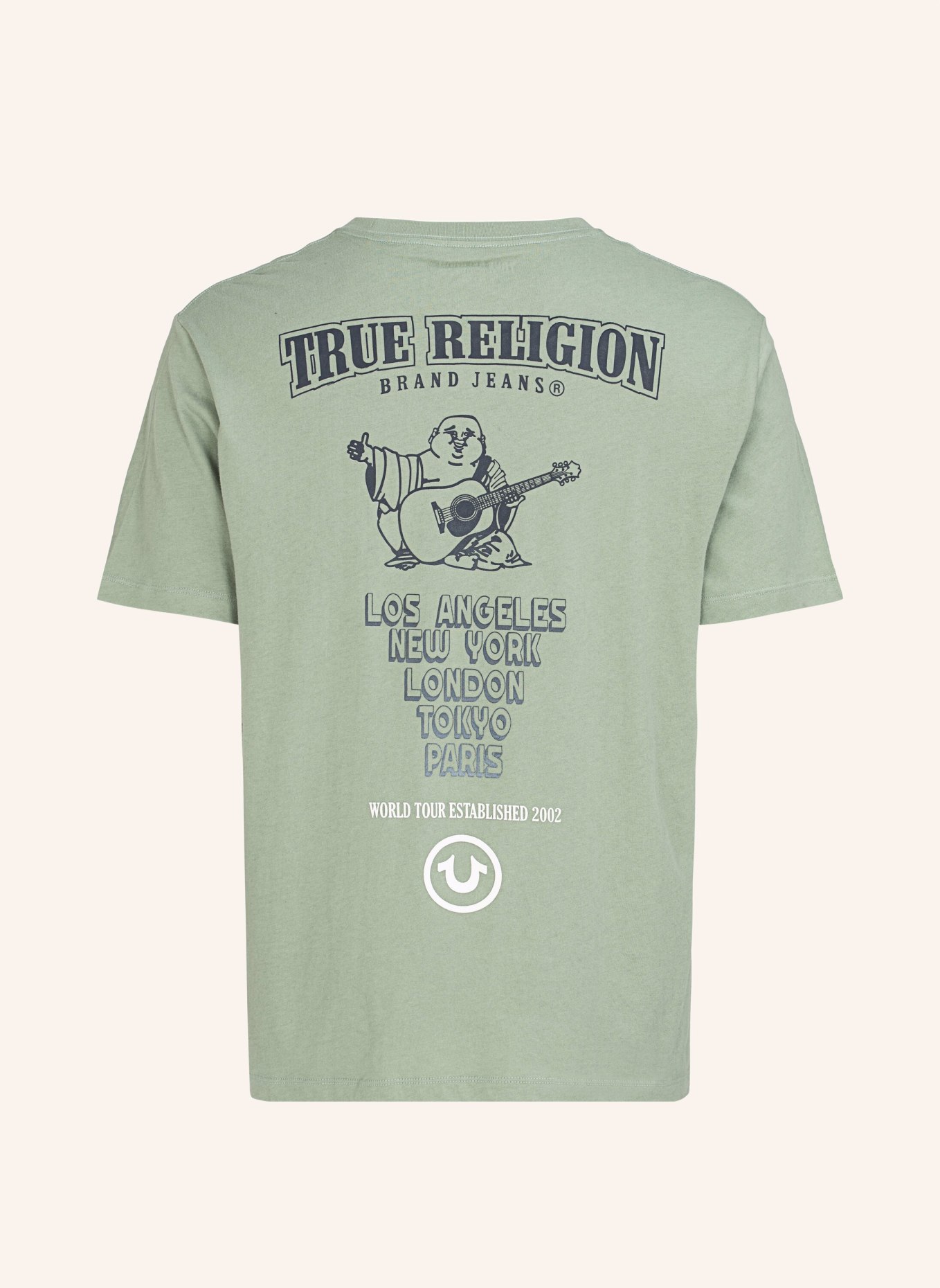 TRUE RELIGION T-Shirt HIGH DENSITY, Farbe: GRÜN (Bild 4)