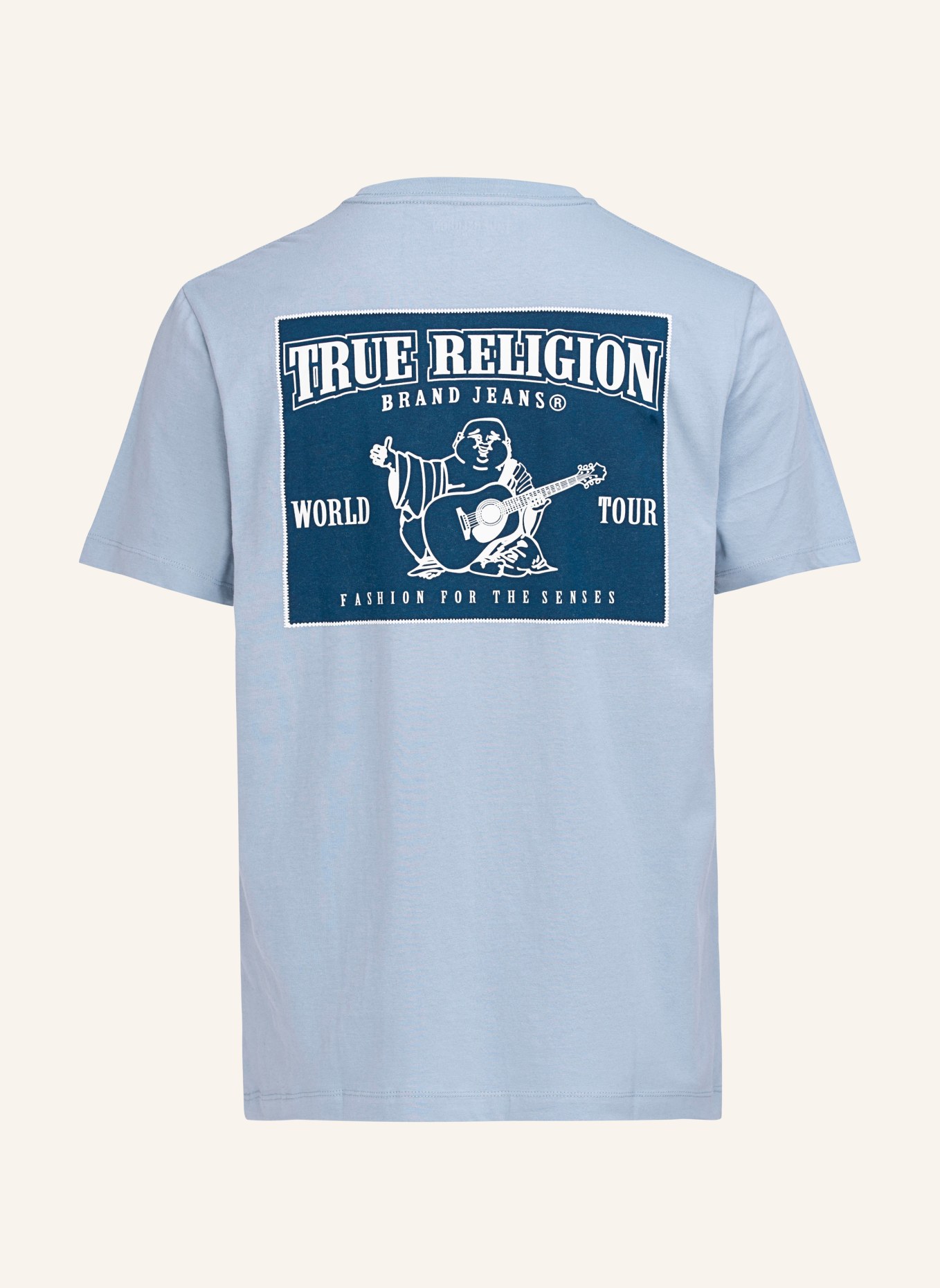 TRUE RELIGION T-Shirt LADDER Print, Farbe: HELLBLAU (Bild 4)