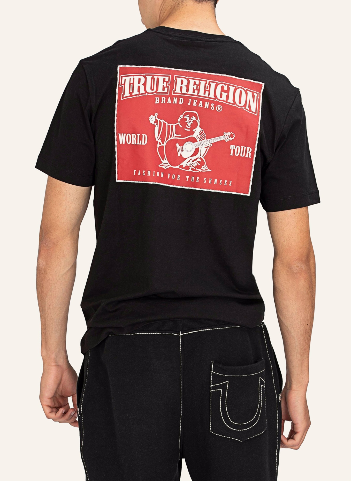 TRUE RELIGION T-Shirt LADDER Print, Farbe: SCHWARZ (Bild 6)