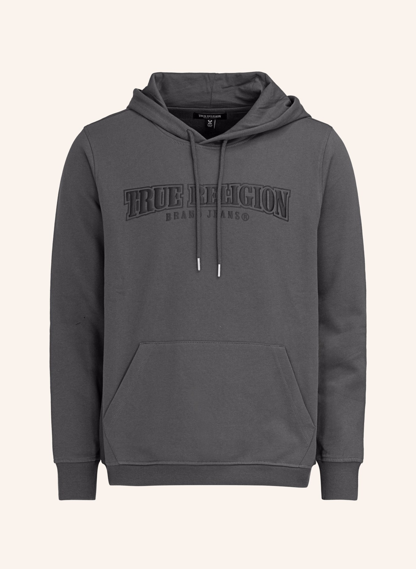 TRUE RELIGION Hoodie PAINTED, Farbe: GRAU (Bild 1)