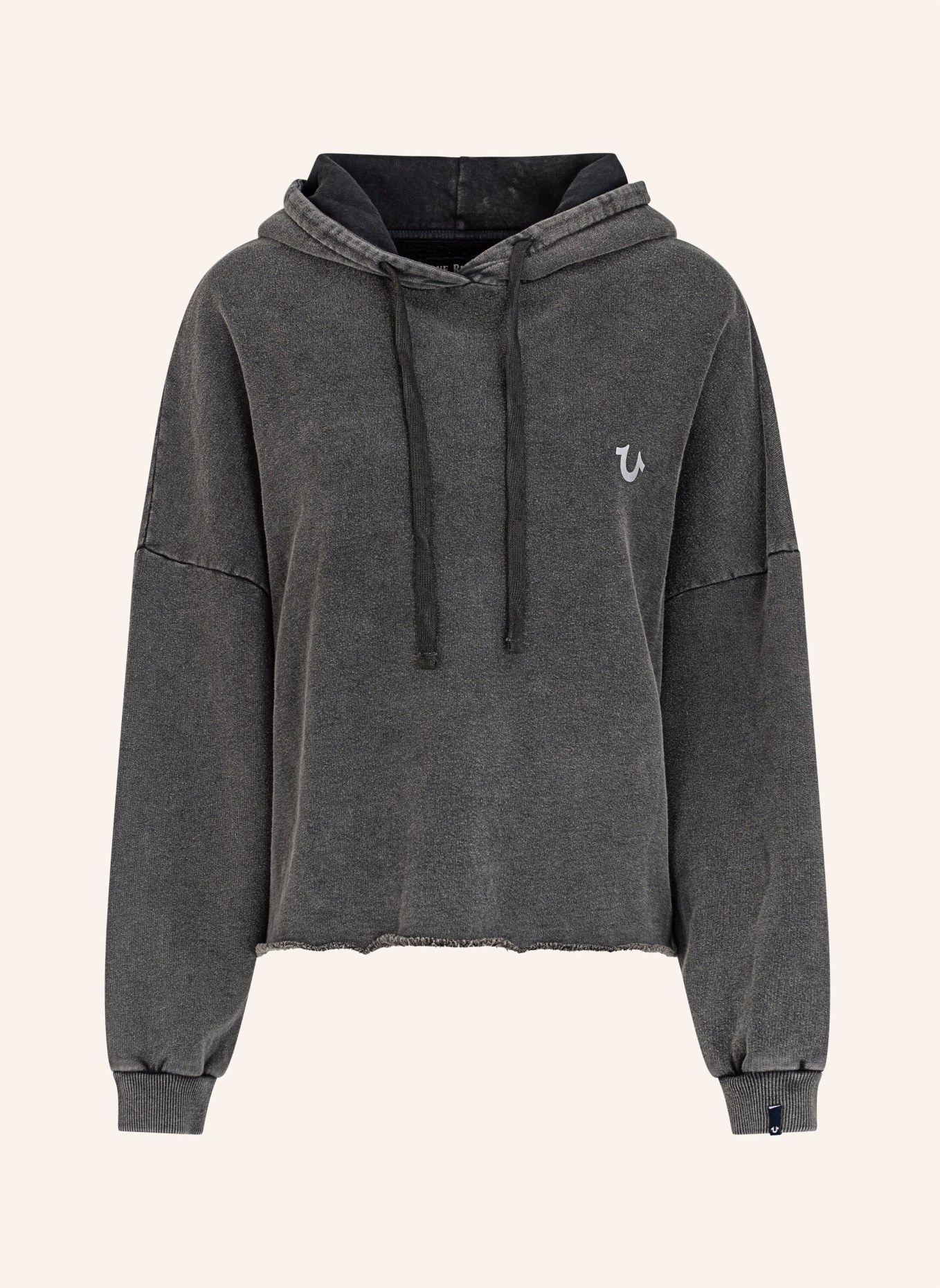 TRUE RELIGION Hoodie REFLECTIVE, Farbe: SCHWARZ (Bild 1)