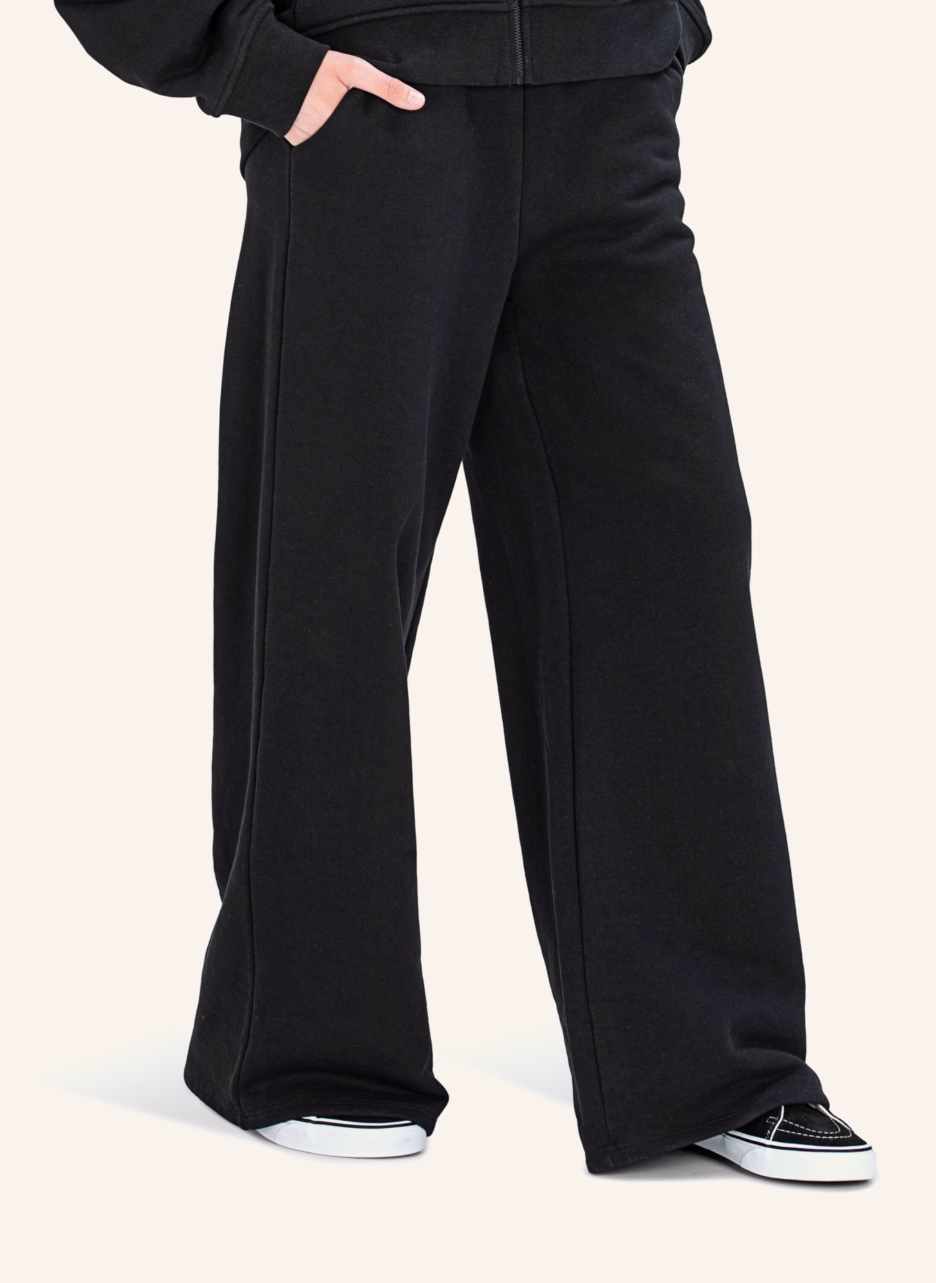 TRUE RELIGION Sweatpant WIDE LEG, Farbe: SCHWARZ (Bild 6)