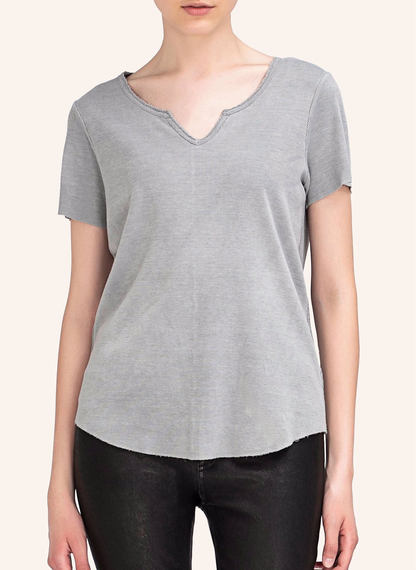 TRUE RELIGION T-Shirt RIB, Farbe: GRAU (Bild 3)