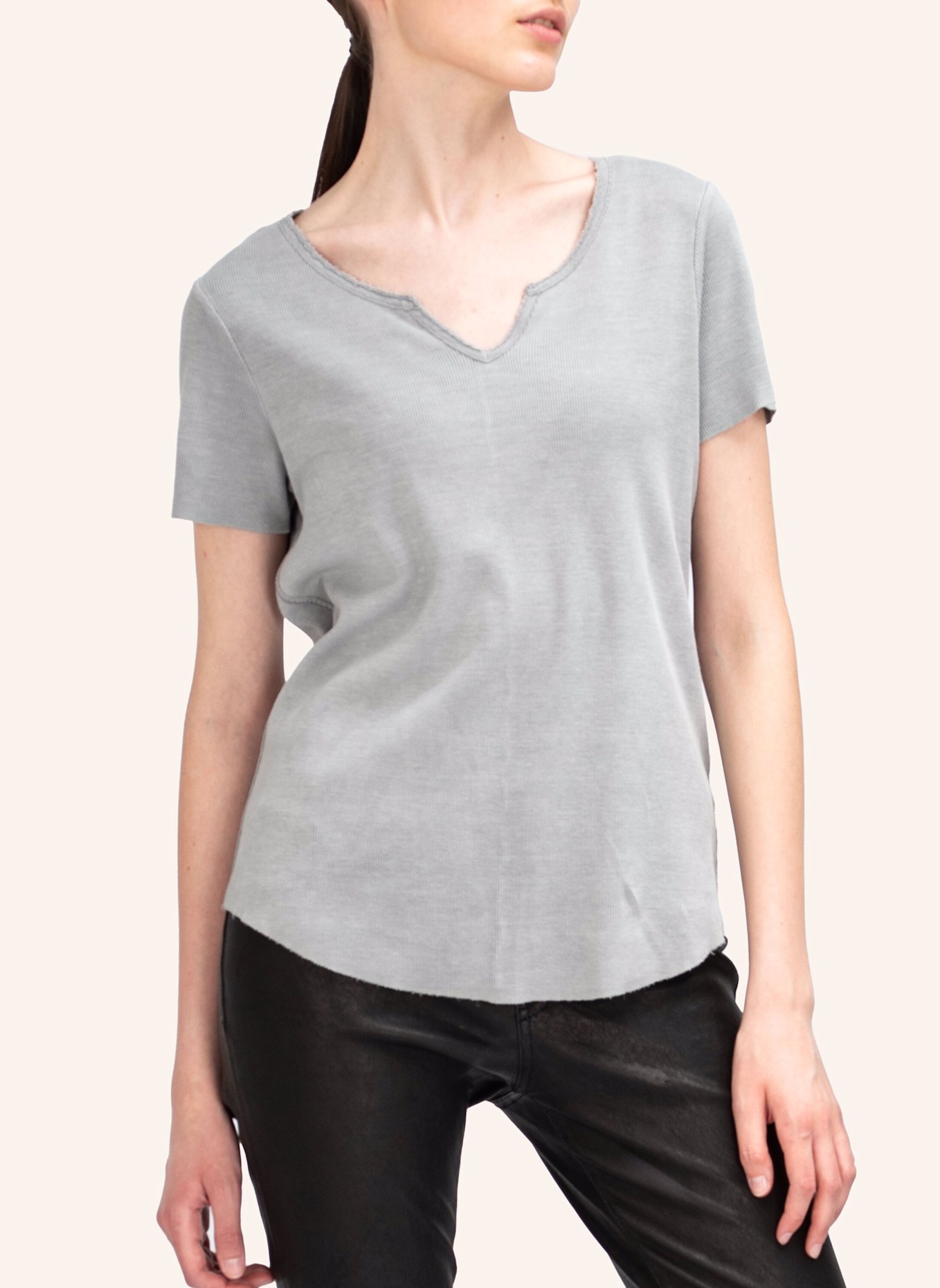 TRUE RELIGION T-Shirt RIB, Farbe: GRAU (Bild 5)