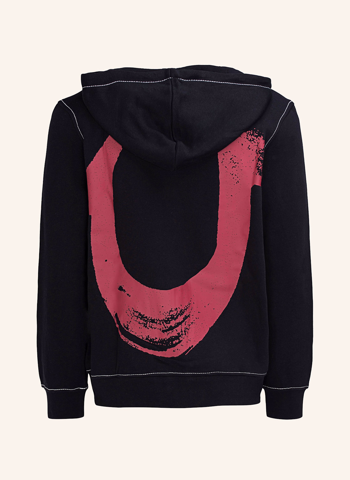 TRUE RELIGION Hoodie Big T, Farbe: SCHWARZ (Bild 4)