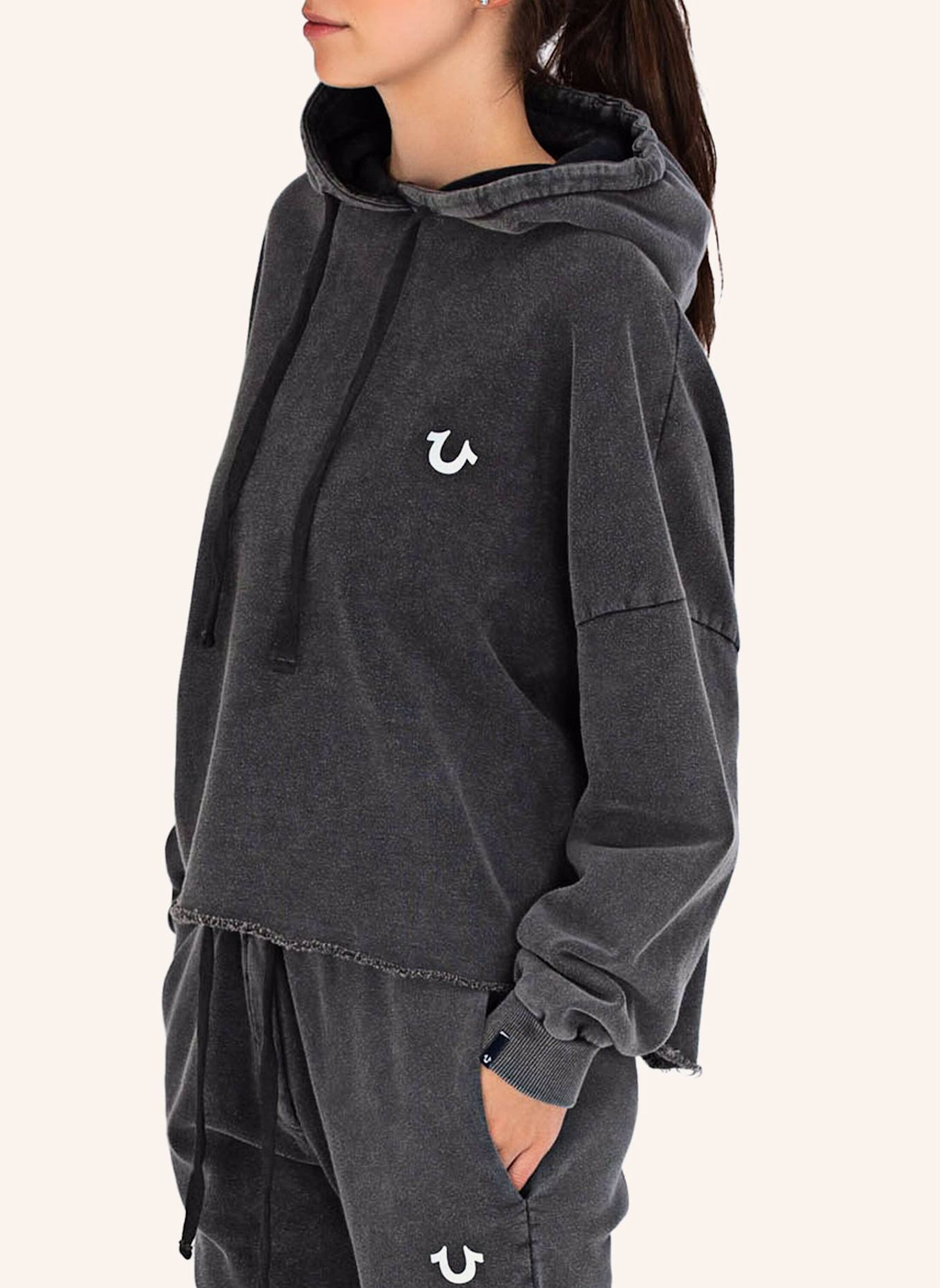 TRUE RELIGION Hoodie REFLECTIVE, Farbe: SCHWARZ (Bild 6)