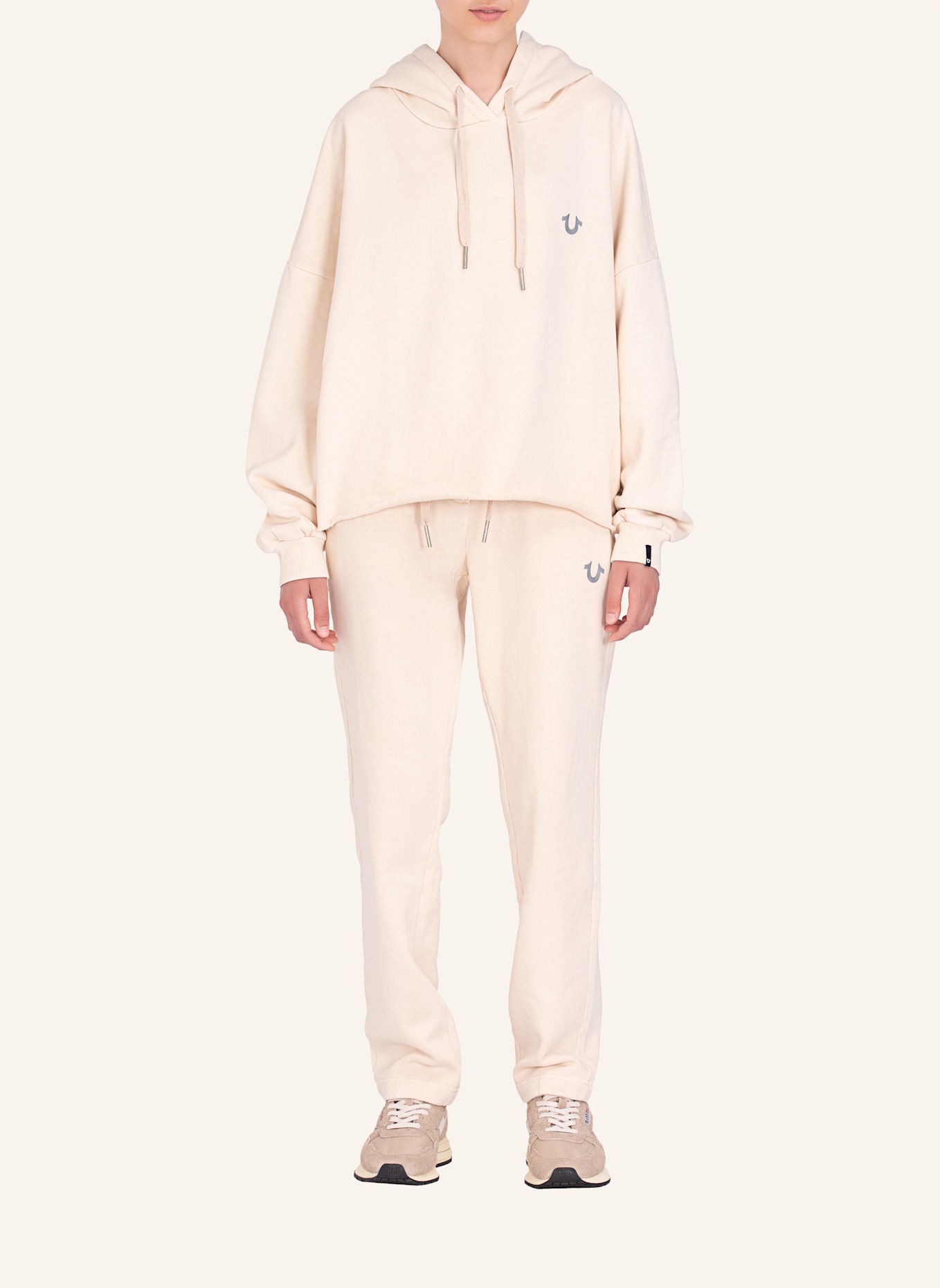 TRUE RELIGION Hoodie REFLECTIVE, Farbe: CREME (Bild 9)