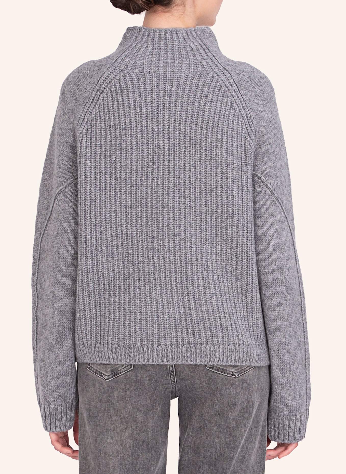 TRUE RELIGION Strickpullover TURTLE NECK, Farbe: GRAU (Bild 7)