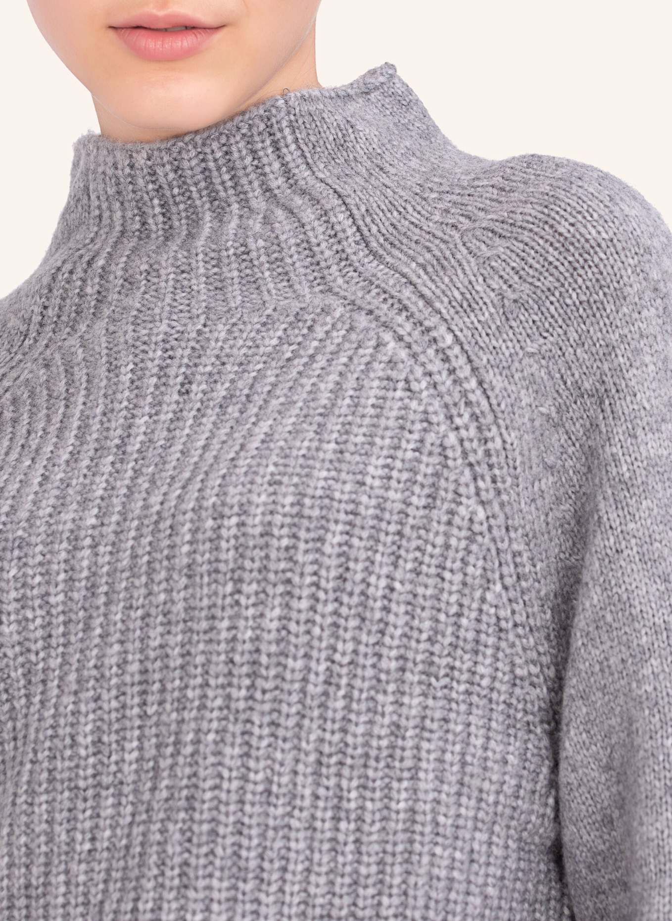 TRUE RELIGION Strickpullover TURTLE NECK, Farbe: GRAU (Bild 8)