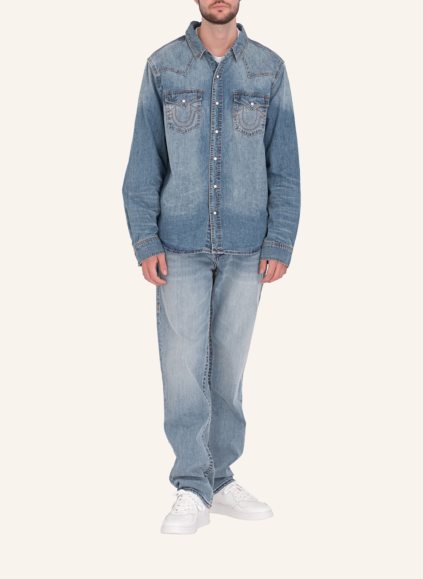 TRUE RELIGION Hemd WESTERN DENIM, Farbe: BLAU (Bild 9)