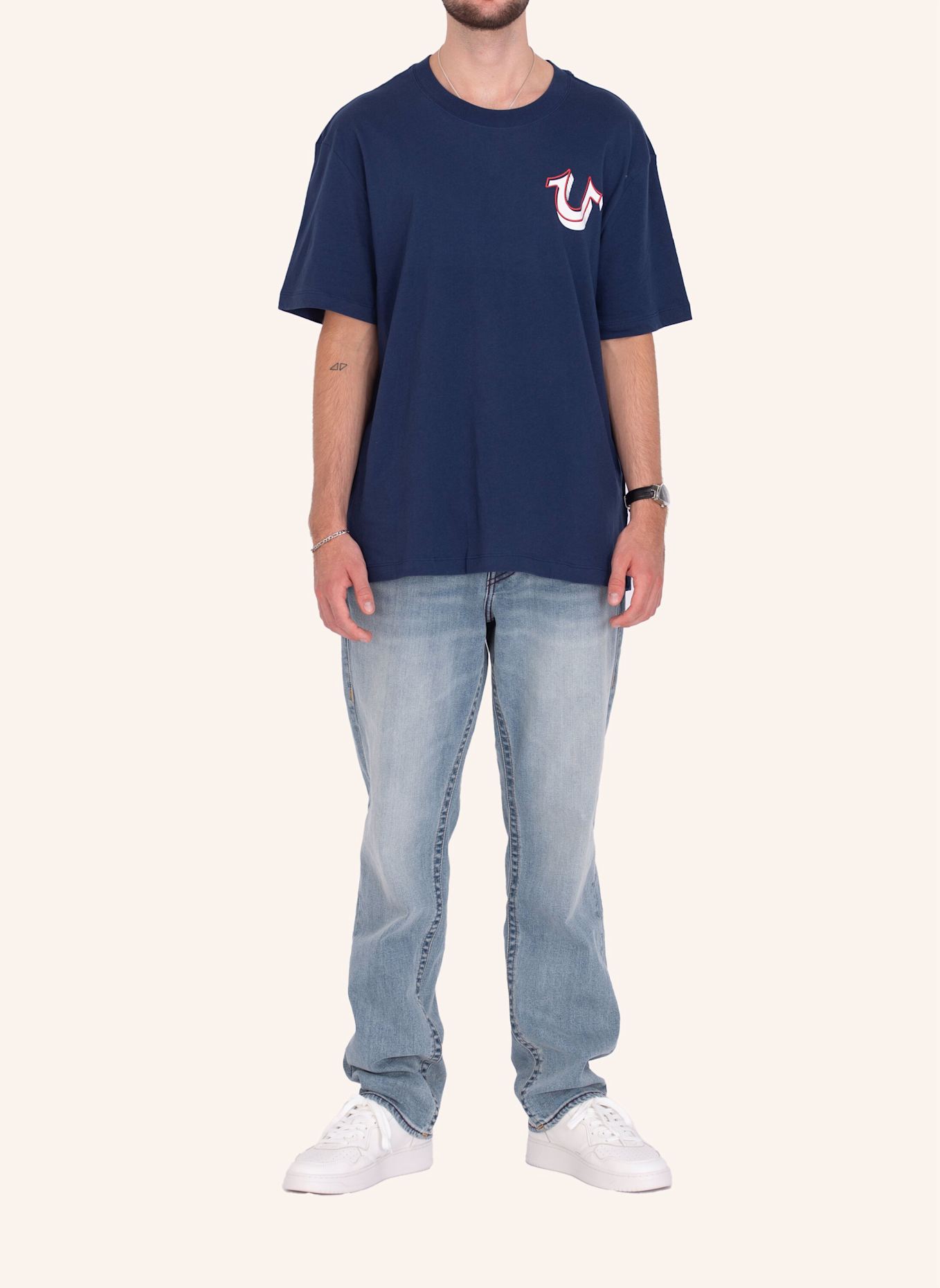 TRUE RELIGION T-Shirt CANYON, Farbe: BLAU (Bild 9)