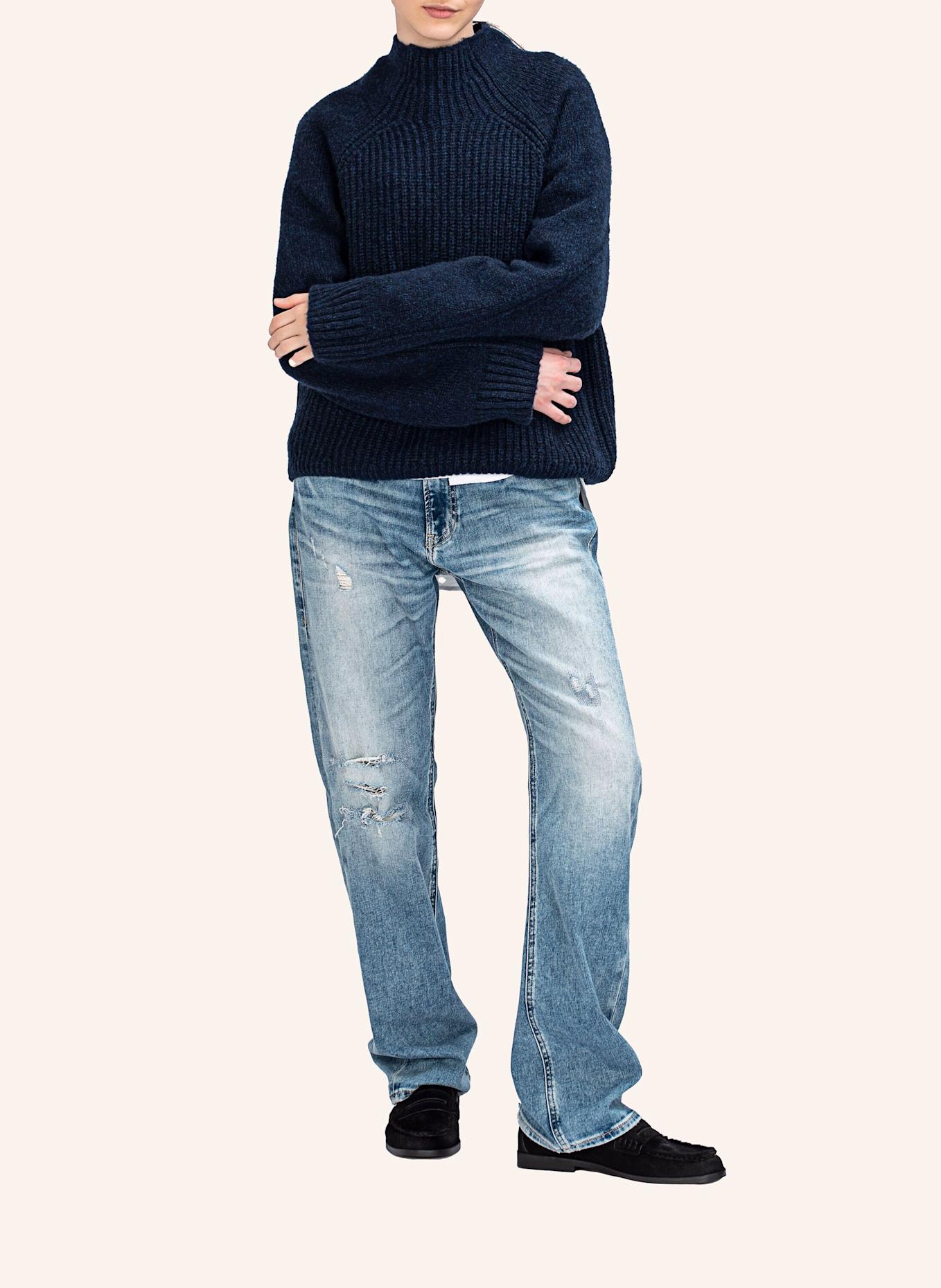 TRUE RELIGION Strickpullover TURTLE NECK, Farbe: DUNKELBLAU (Bild 9)