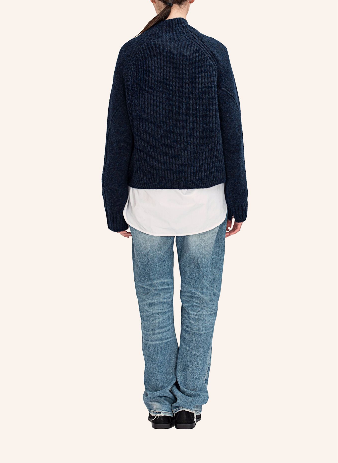 TRUE RELIGION Strickpullover TURTLE NECK, Farbe: DUNKELBLAU (Bild 2)