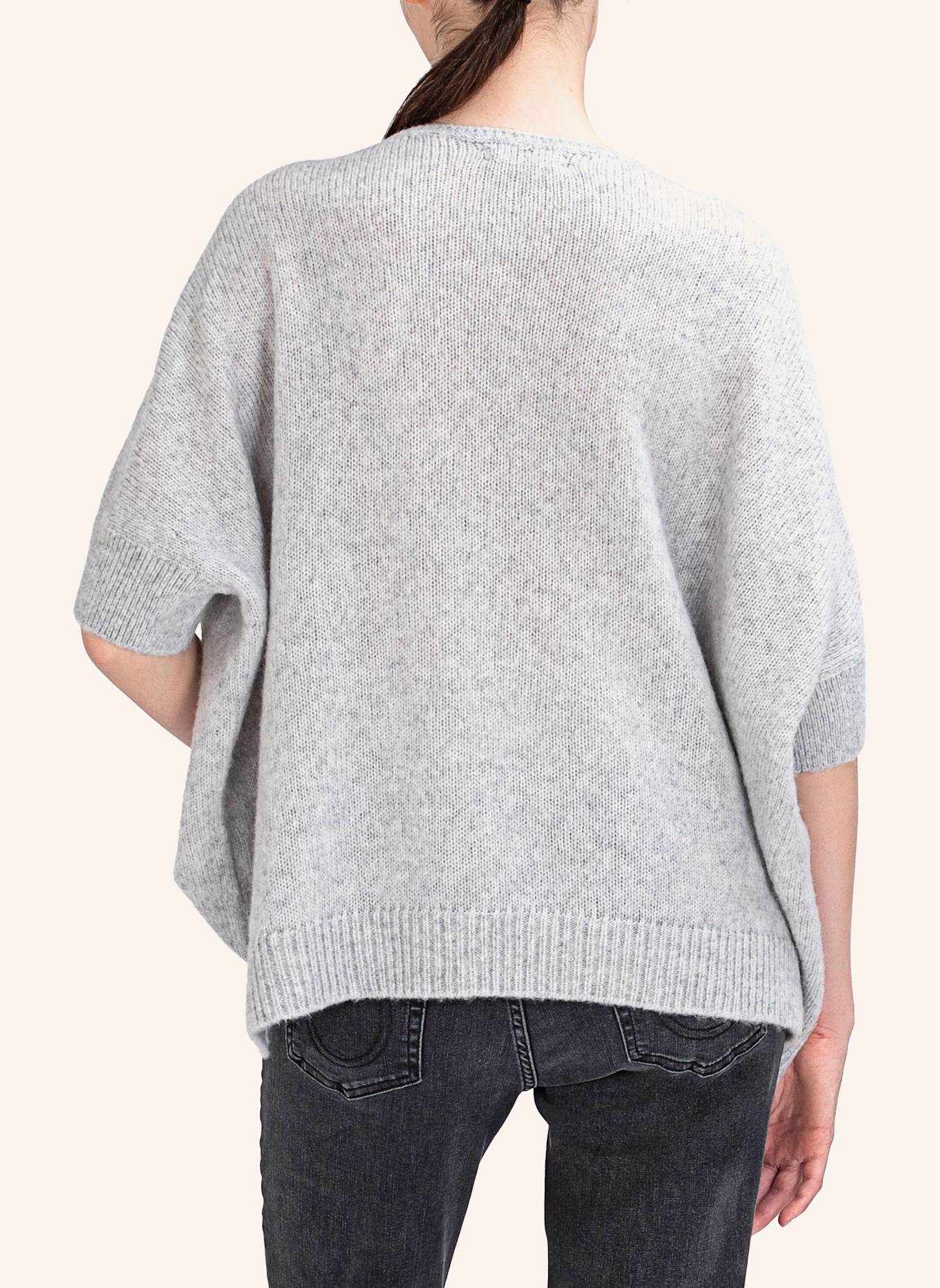 TRUE RELIGION Strickpullover Kurzarm, Farbe: GRAU (Bild 7)