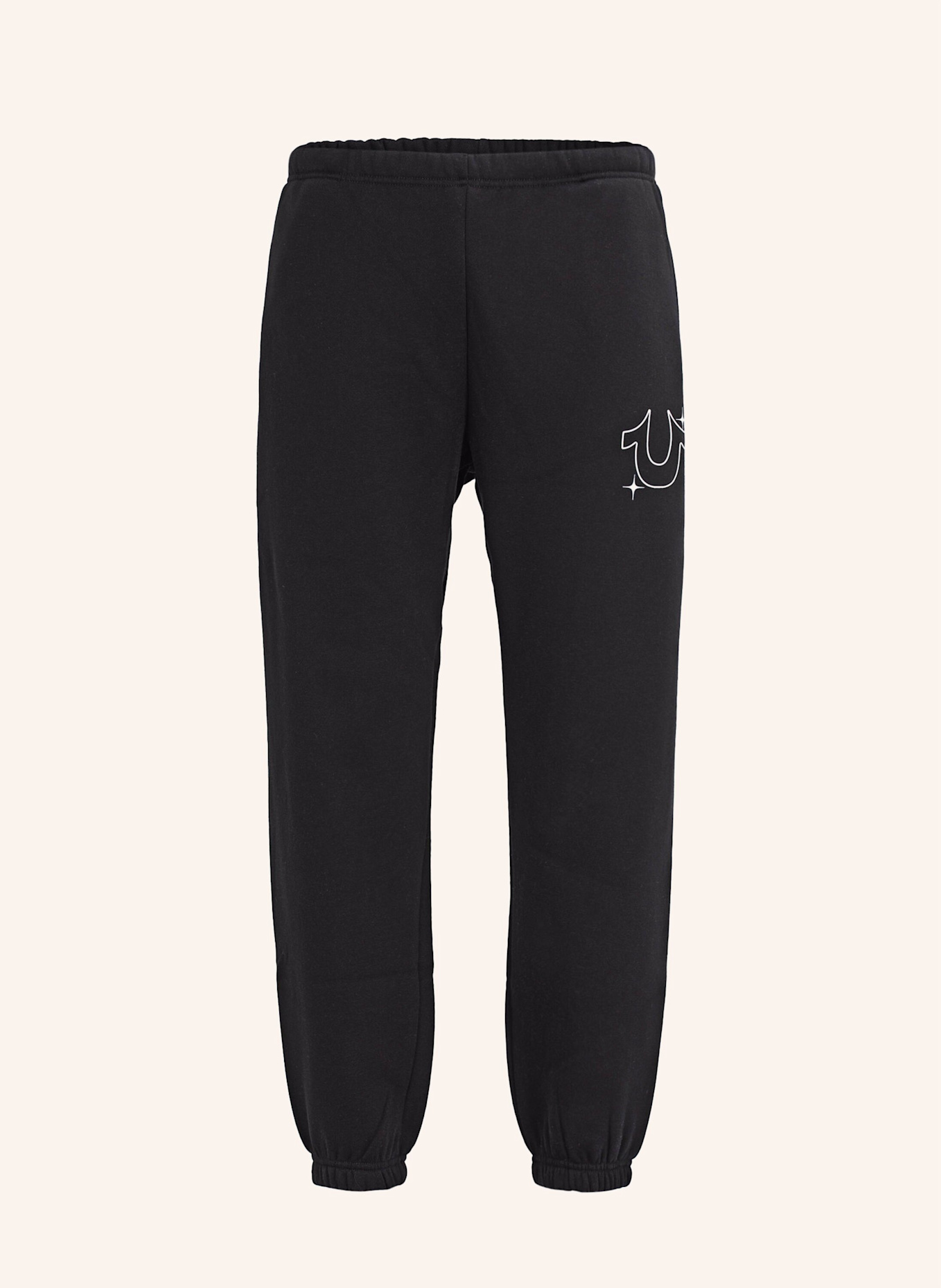 TRUE RELIGION Jogginghose STAR, Farbe: SCHWARZ (Bild 1)