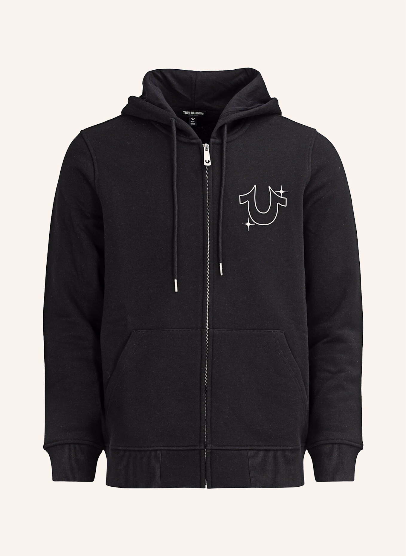 TRUE RELIGION Hoodie BUDDHA STAR, Farbe: SCHWARZ (Bild 1)