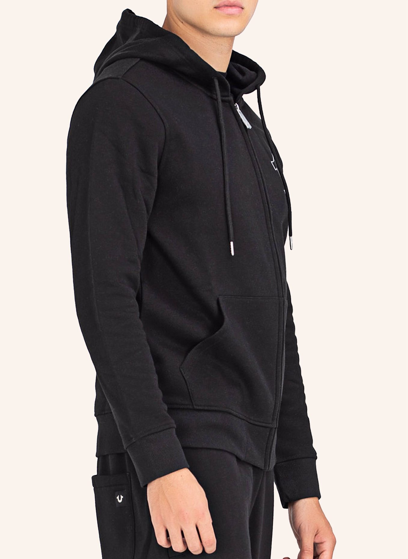 TRUE RELIGION Hoodie BUDDHA STAR, Farbe: SCHWARZ (Bild 6)