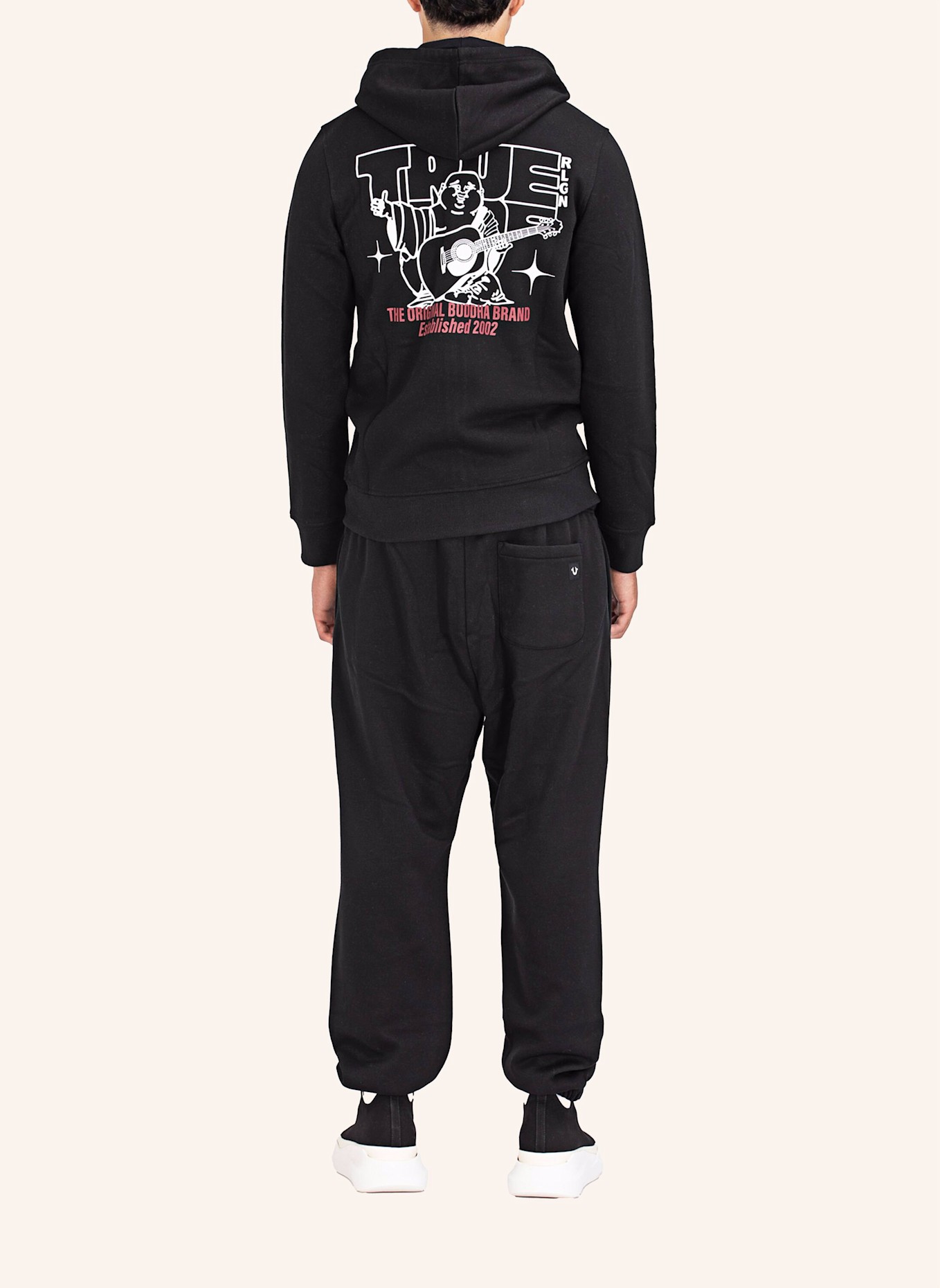 TRUE RELIGION Hoodie BUDDHA STAR, Farbe: SCHWARZ (Bild 2)