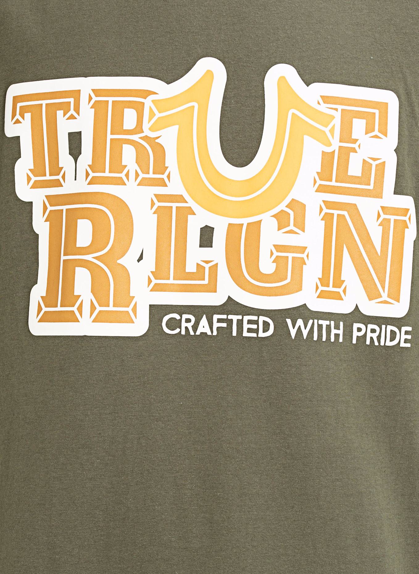 TRUE RELIGION T-Shirt DENSITY, Farbe: OLIV (Bild 8)