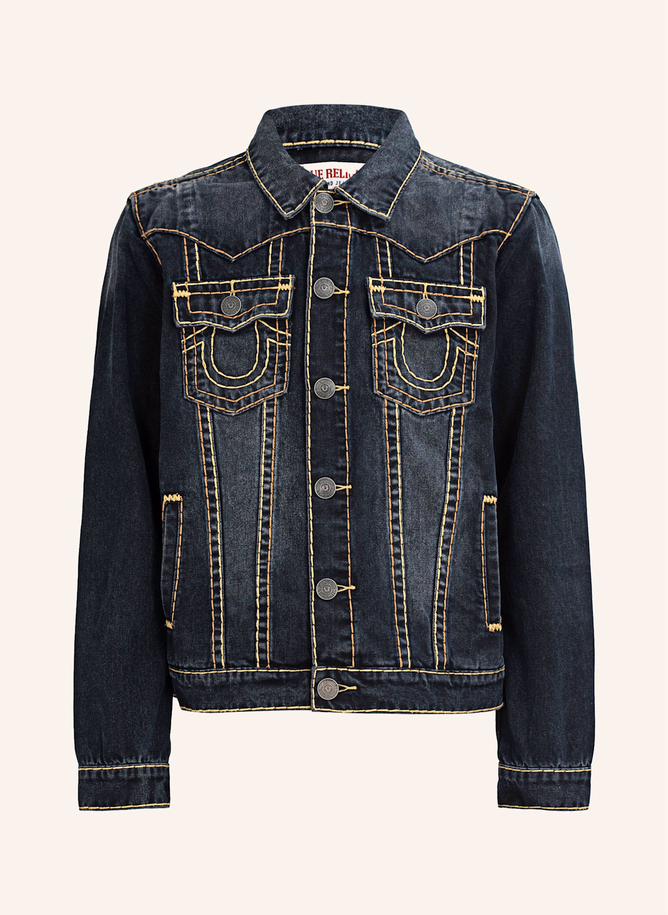 TRUE RELIGION Jeansjacke Jimmy SUPER T, Farbe: BLAU (Bild 1)