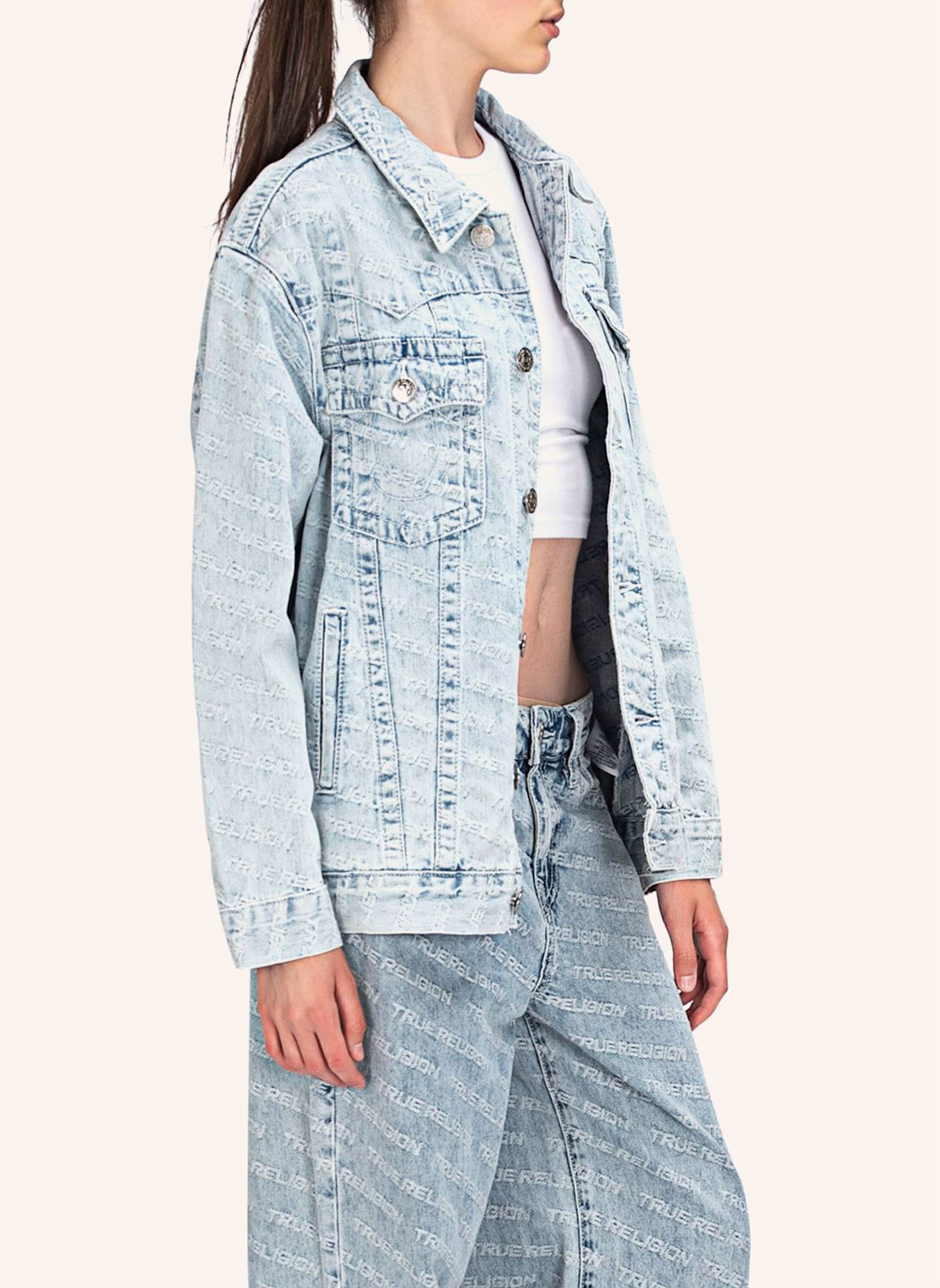 TRUE RELIGION Jeansjacke JIMMY, Farbe: BLAU (Bild 6)