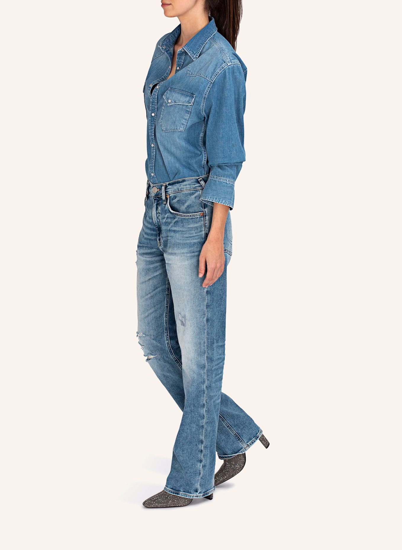 TRUE RELIGION Jeans KATE Relaxed Straight, Farbe: BLAU (Bild 5)