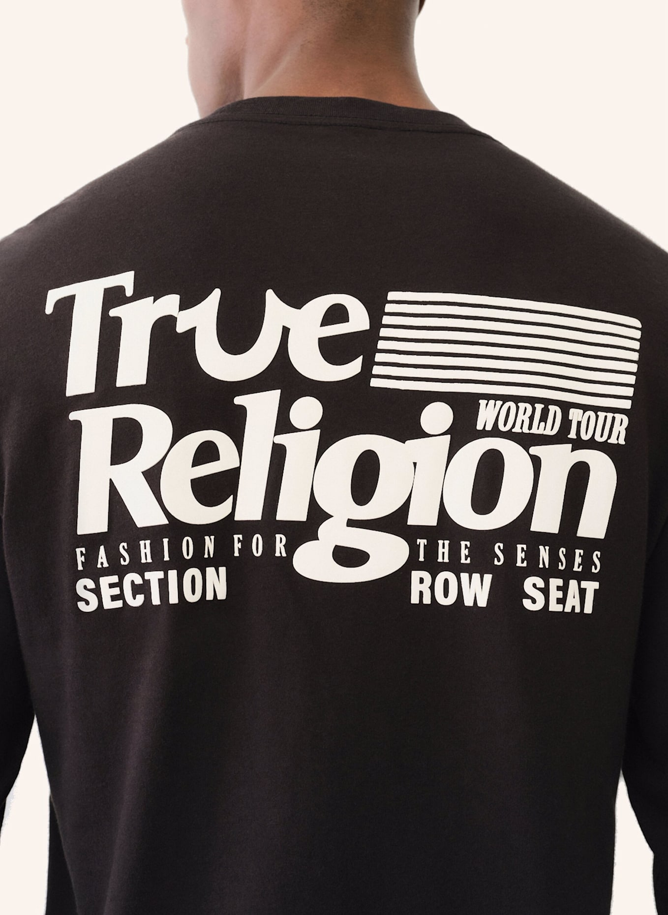 TRUE RELIGION Longsleeve FLAG, Farbe: SCHWARZ (Bild 6)