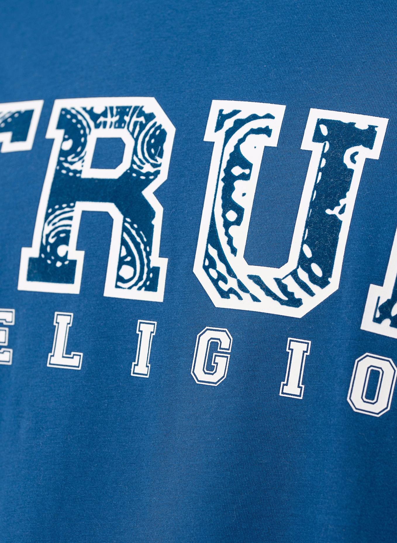 TRUE RELIGION T-Shirt PAISLEY, Farbe: BLAU (Bild 6)