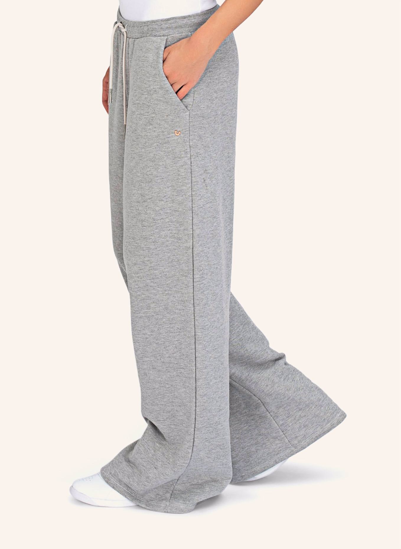 TRUE RELIGION Sweatpant WIDE LEG, Farbe: GRAU (Bild 6)