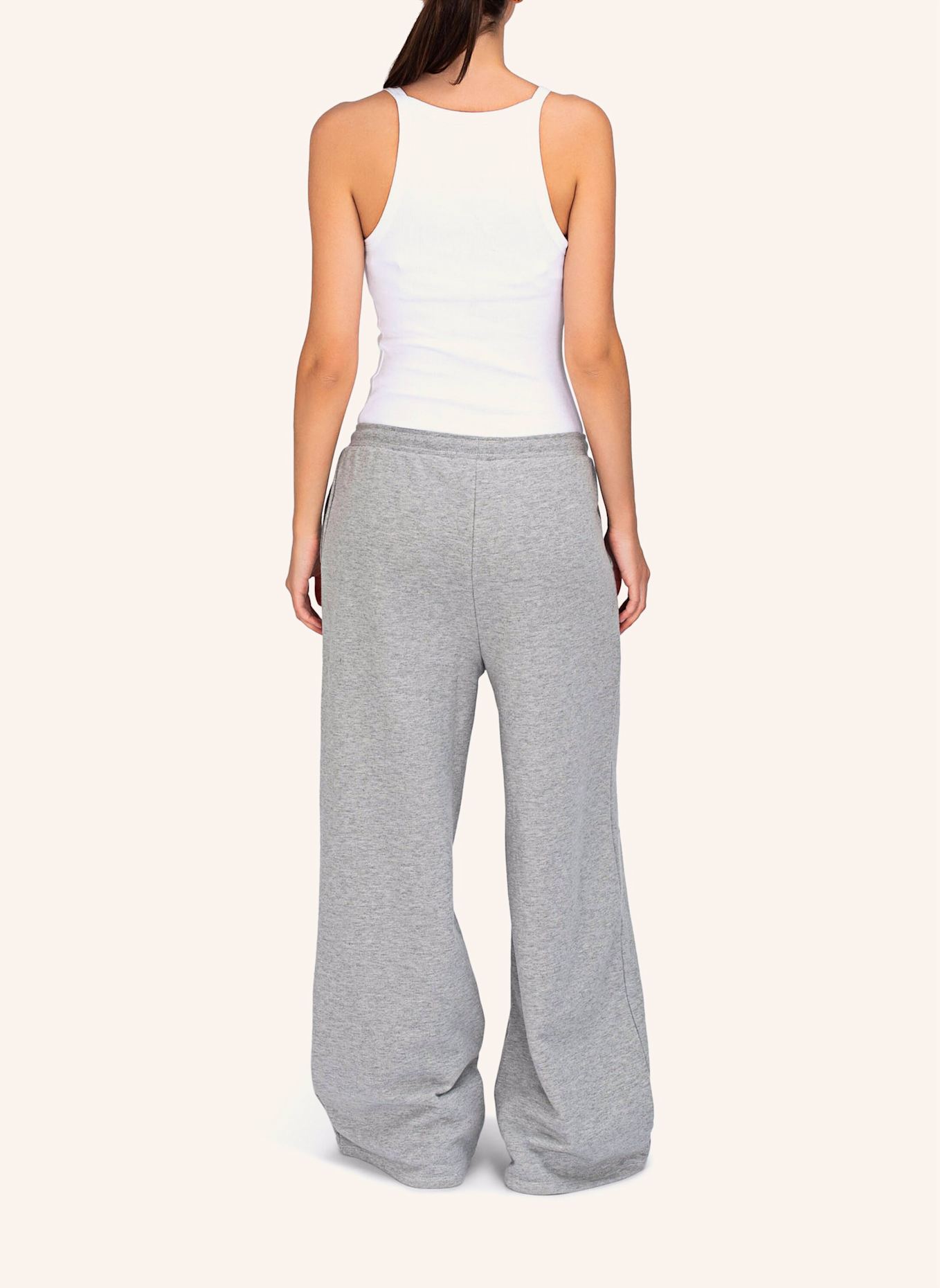 TRUE RELIGION Sweatpant WIDE LEG, Farbe: GRAU (Bild 2)