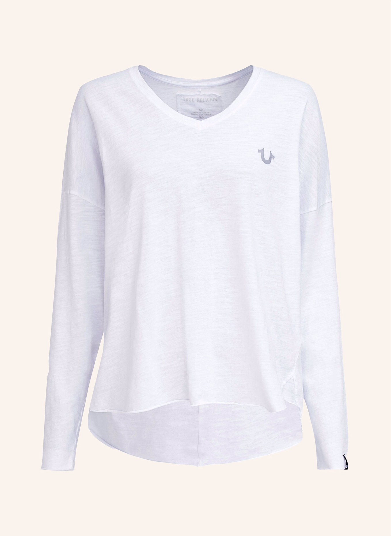 TRUE RELIGION Longssleeve, Farbe: WEISS (Bild 1)