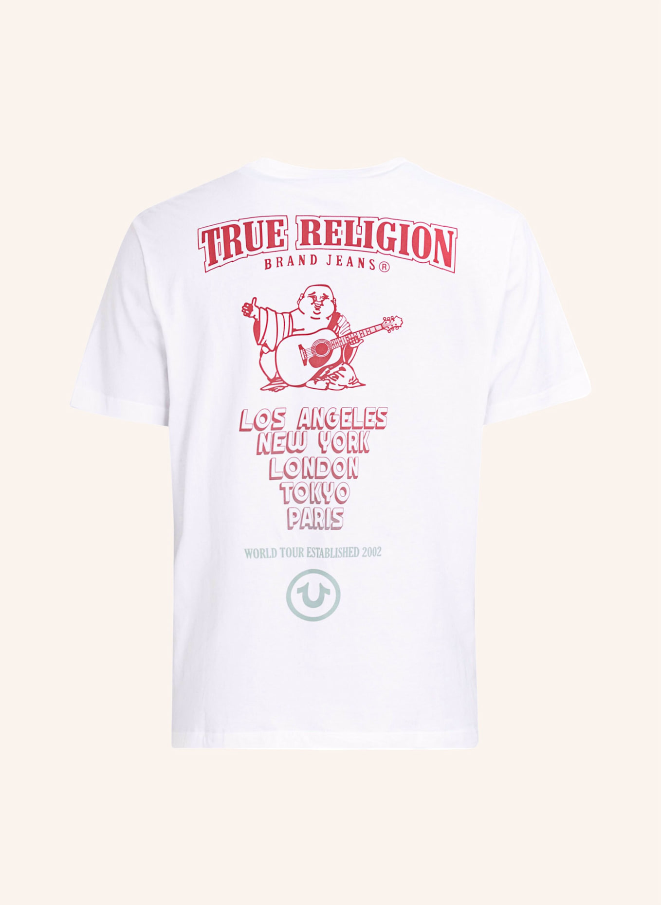 TRUE RELIGION T-Shirt HIGH DENSITY, Farbe: WEISS (Bild 4)