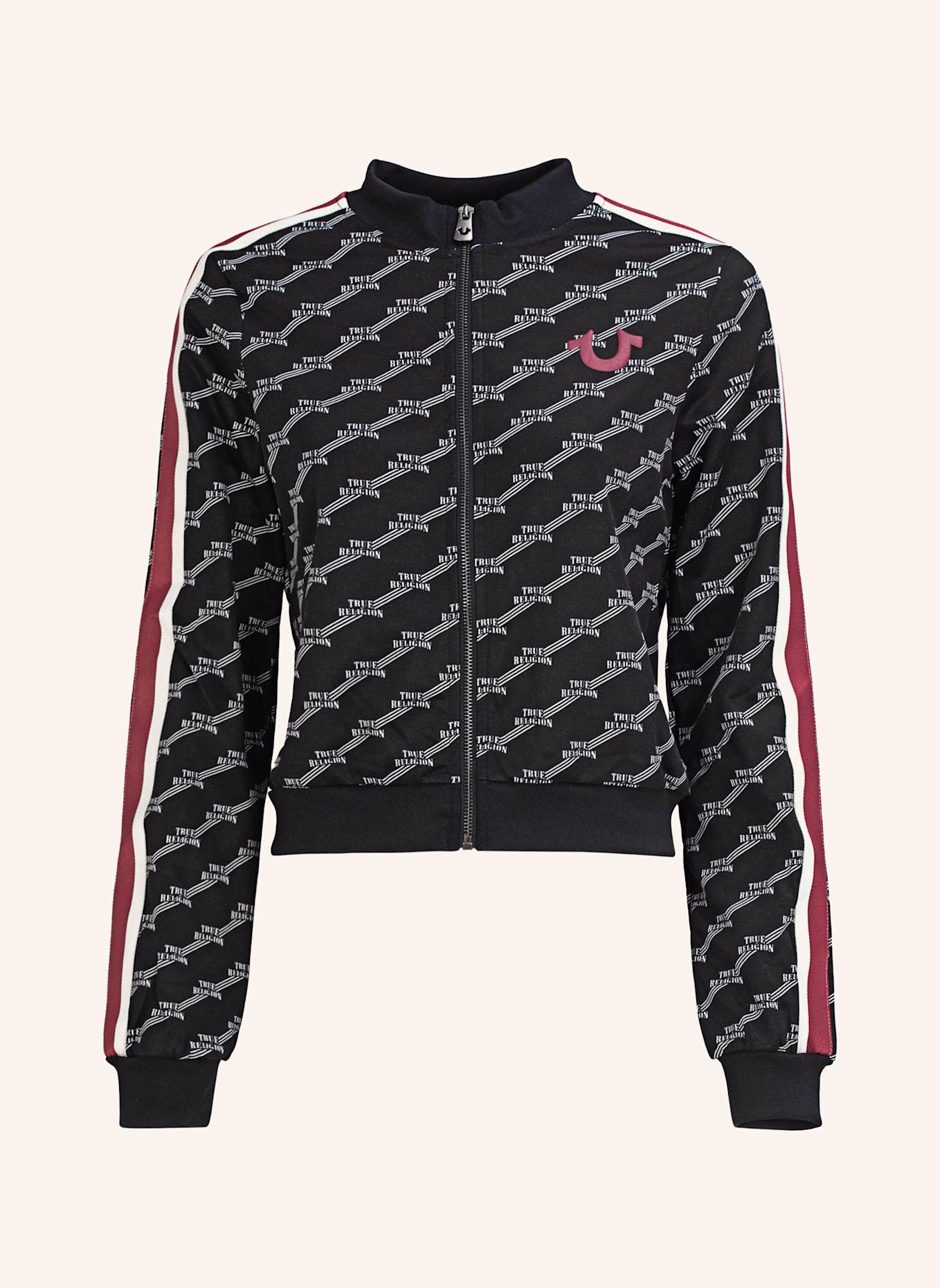 TRUE RELIGION Track Jacke Monogram, Farbe: SCHWARZ (Bild 1)