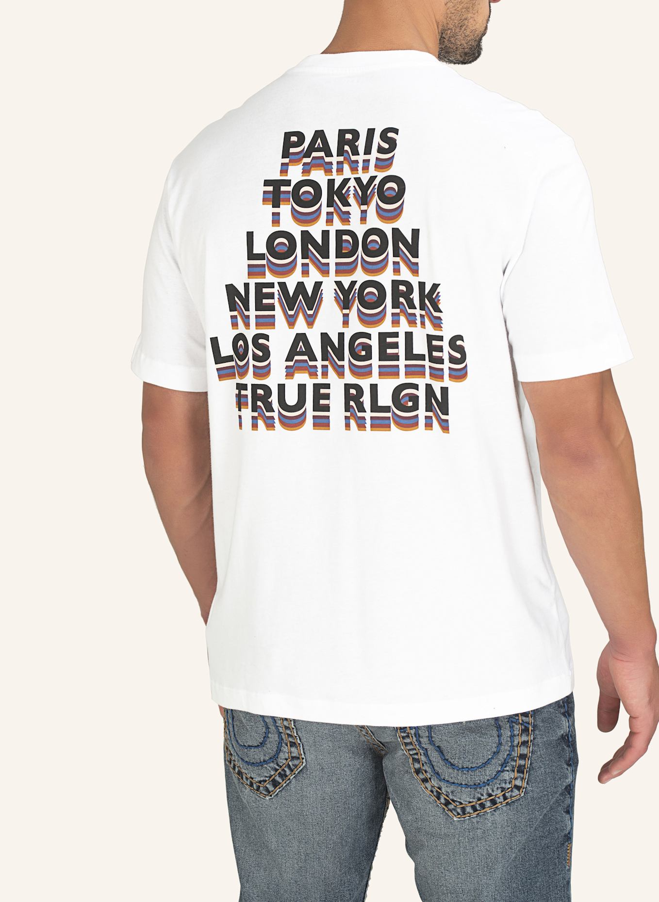 TRUE RELIGION T-Shirt TRUE RELIGION, Farbe: WEISS (Bild 7)