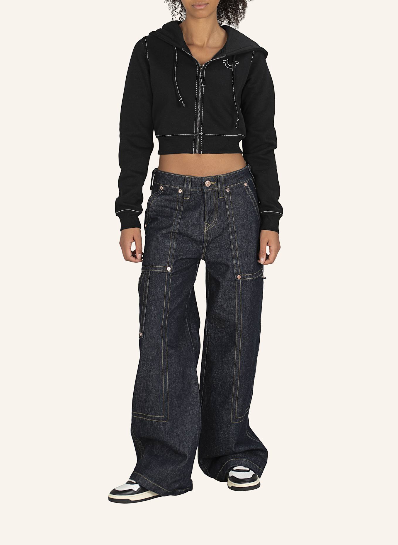 TRUE RELIGION BAGGY CARGO, Farbe: BLAU (Bild 9)