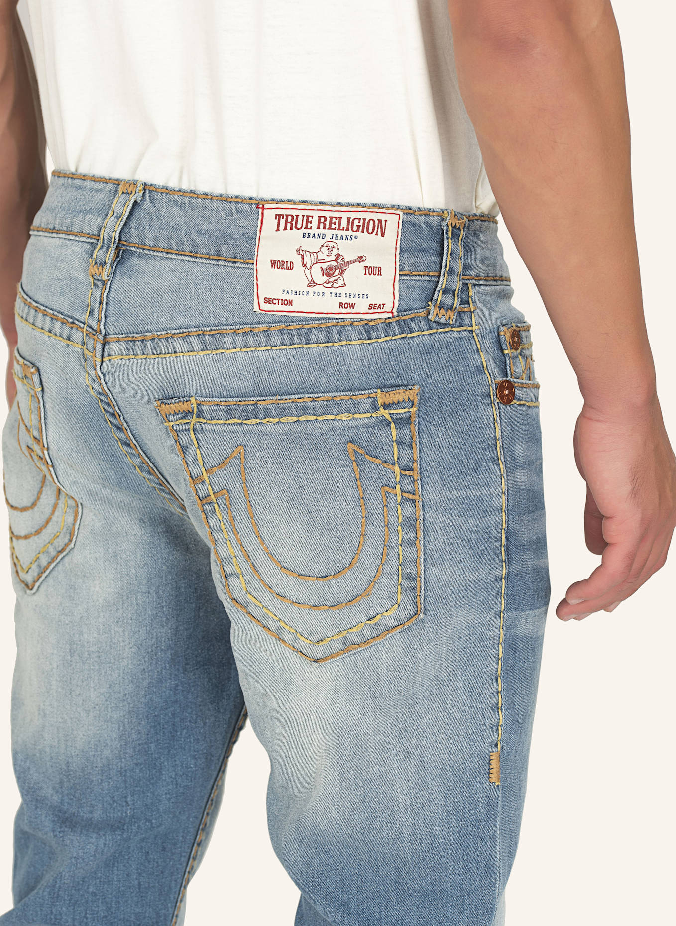 TRUE RELIGION Jeans ROCCO SUPER T, Farbe: BLAU (Bild 5)