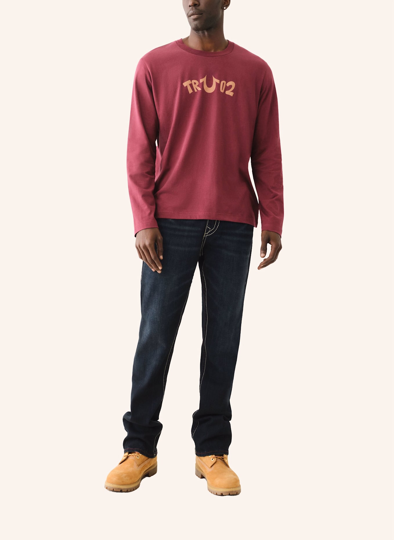 TRUE RELIGION Jeans RICKY Big T: SCHWARZ