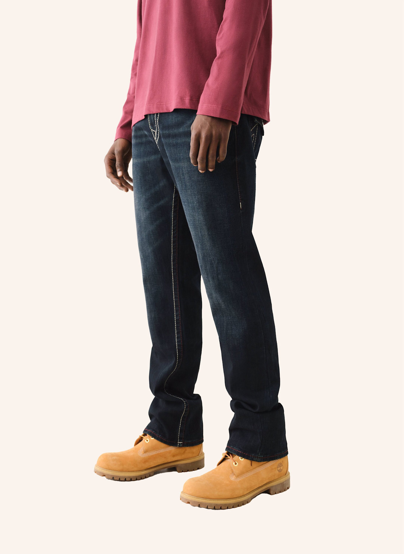 TRUE RELIGION Jeans RICKY Big T: SCHWARZ