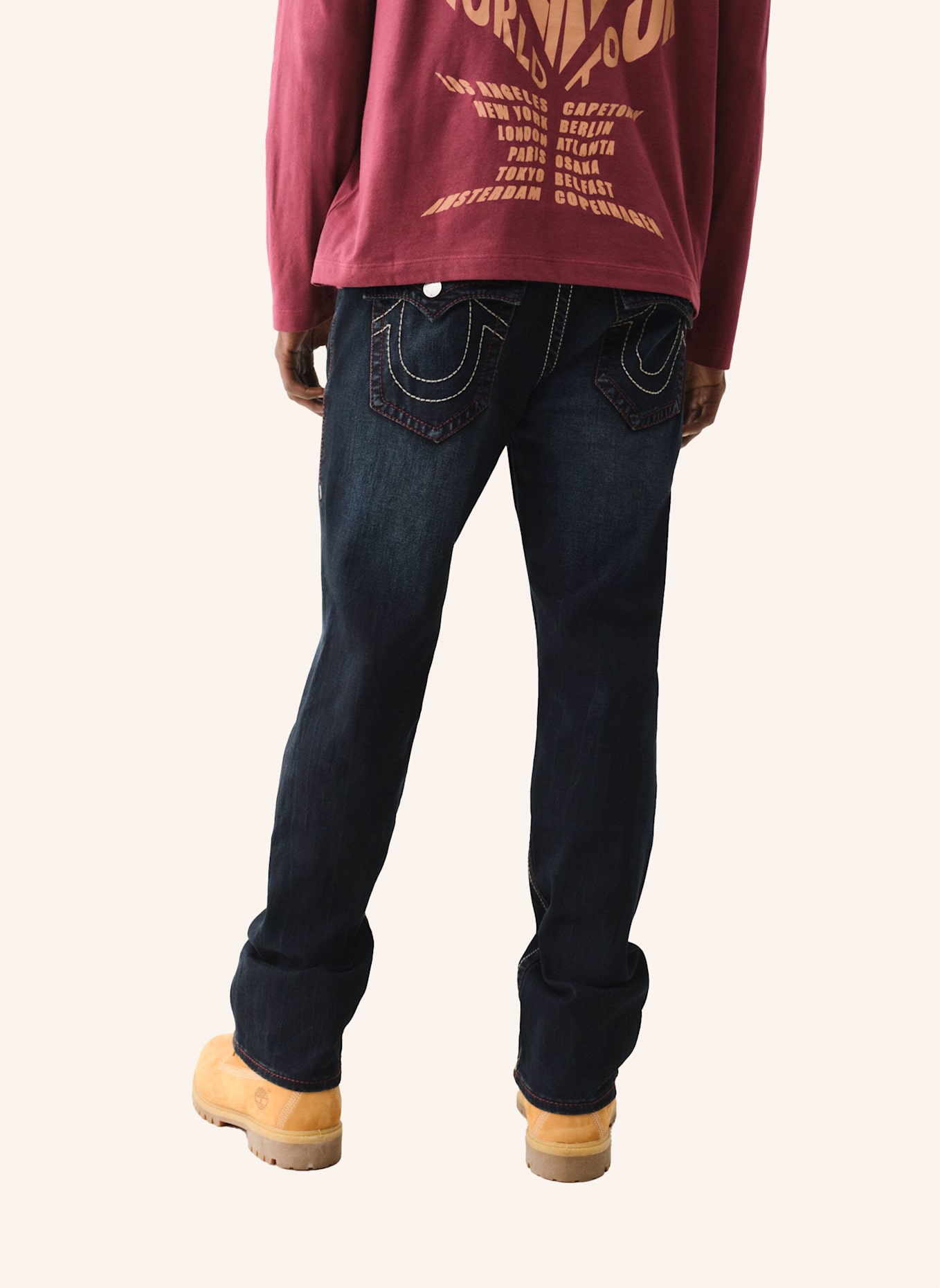 TRUE RELIGION Jeans RICKY Big T: SCHWARZ
