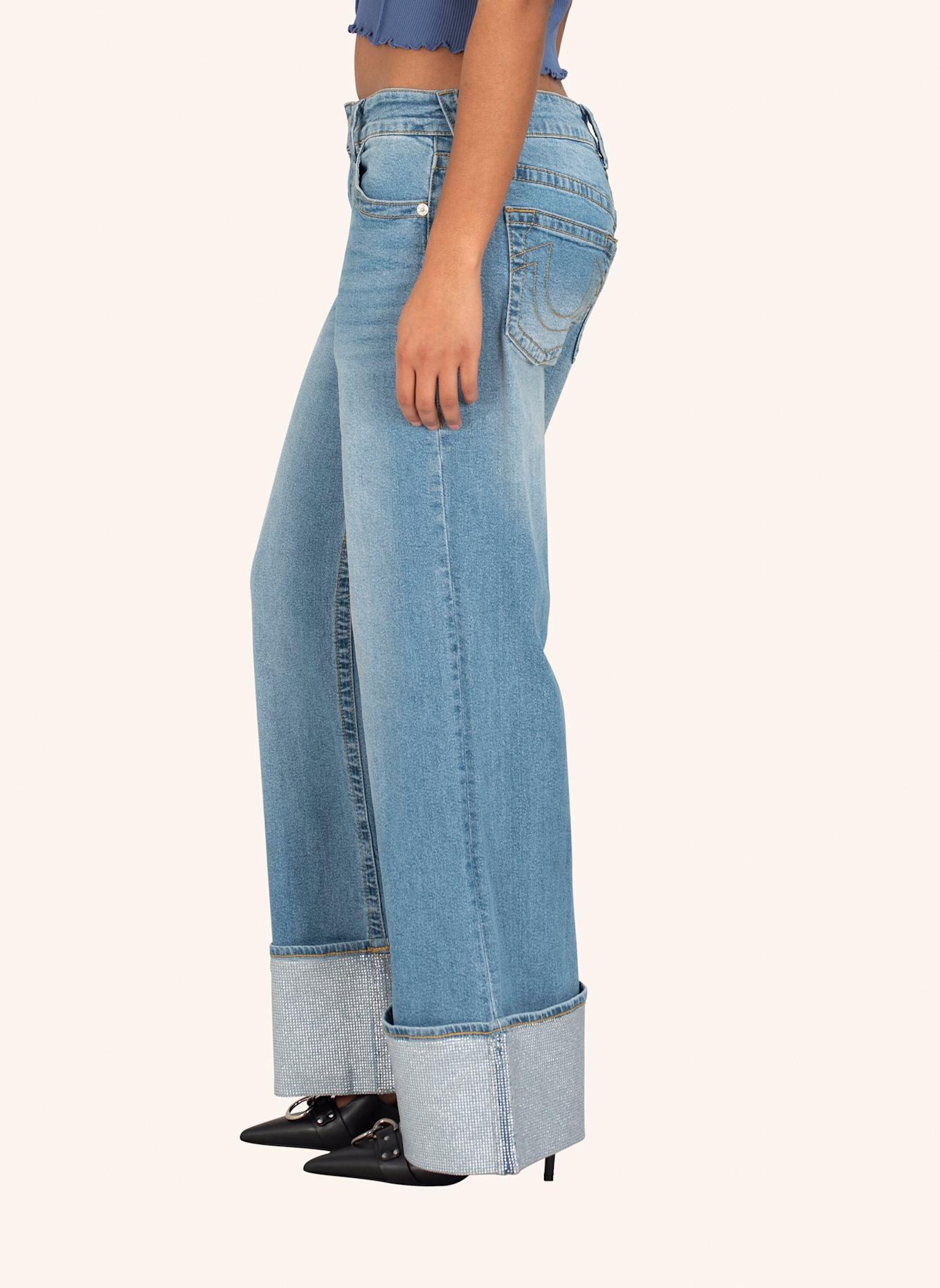 TRUE RELIGION Jeans BOBBI DIAMANTE: BLAUGRAU