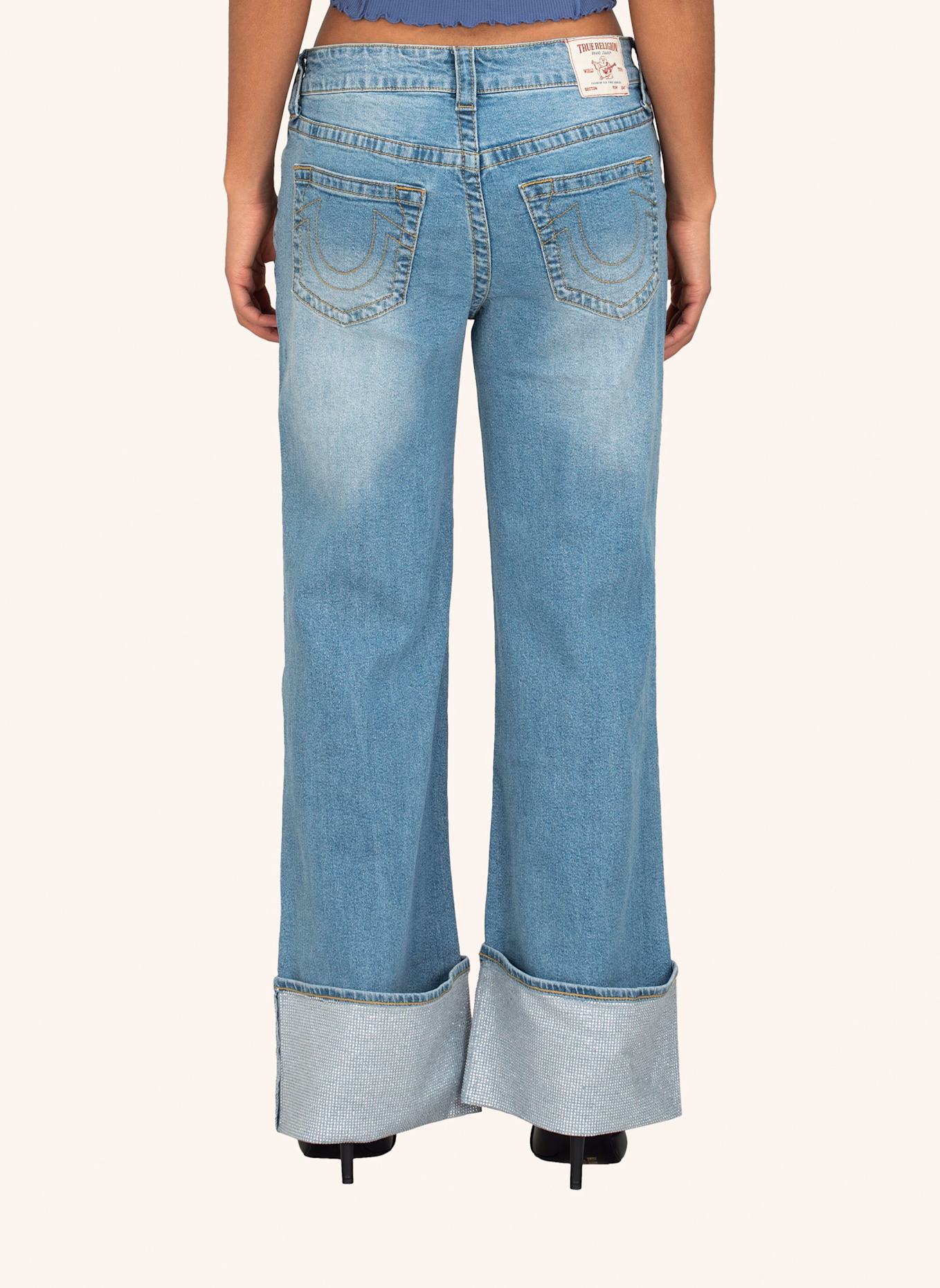 TRUE RELIGION Jeans BOBBI DIAMANTE: BLAUGRAU