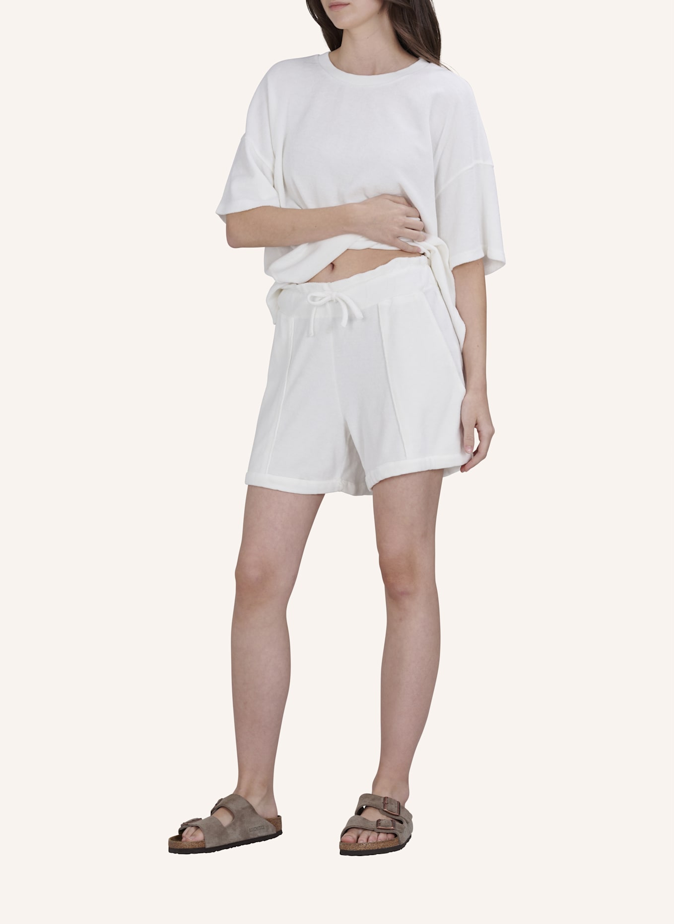 TRUE RELIGION Shorts Frottee: WEISS