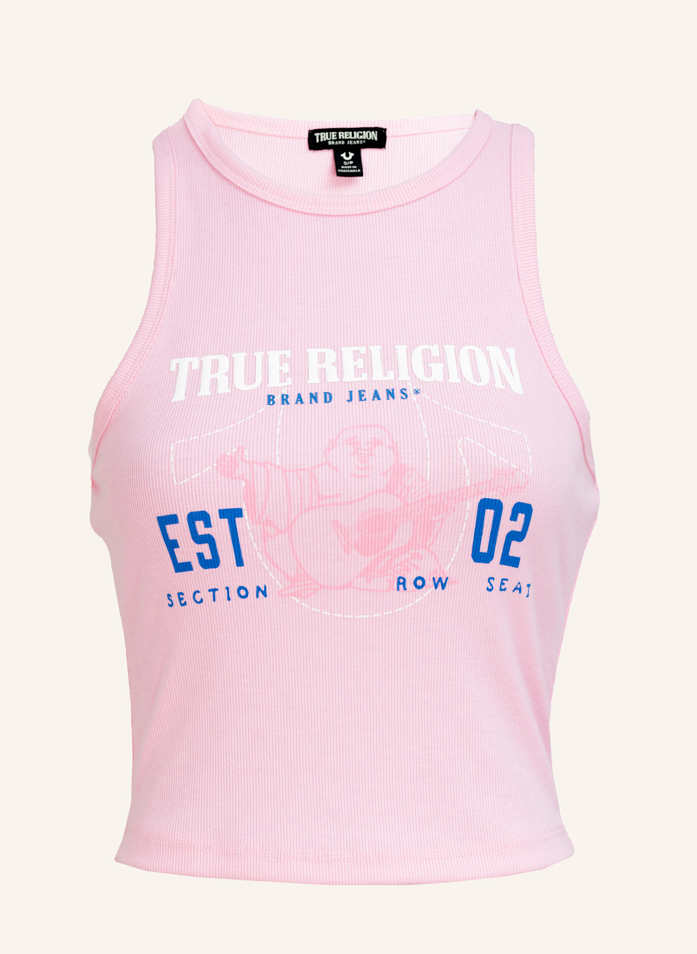 TRUE RELIGION Tank Top: PINK