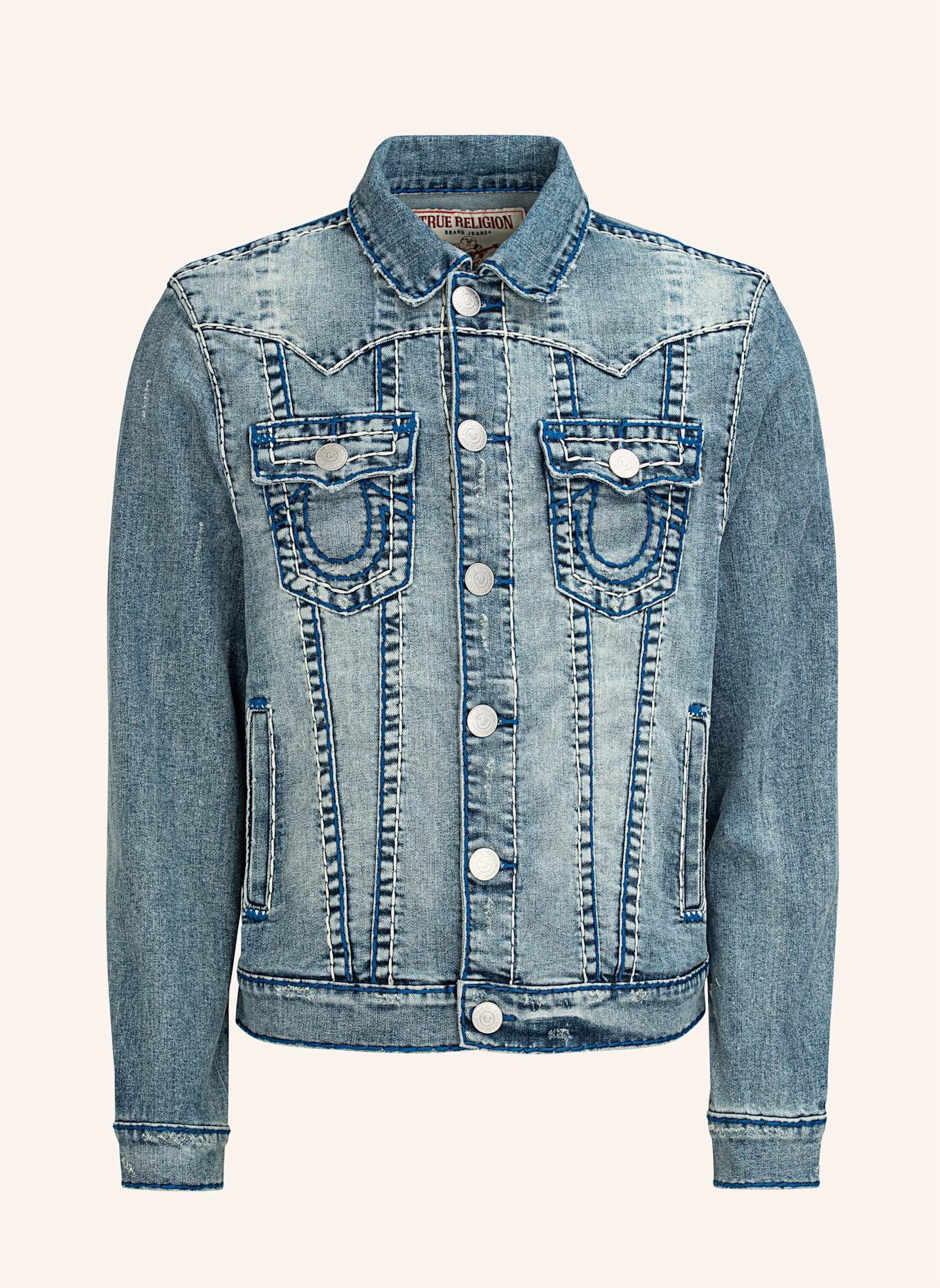 Jean Jacket True Religion Jacke Herren Fell Black Denim Jacket With Stylish  Jacket For Man True, image size:1358x1860