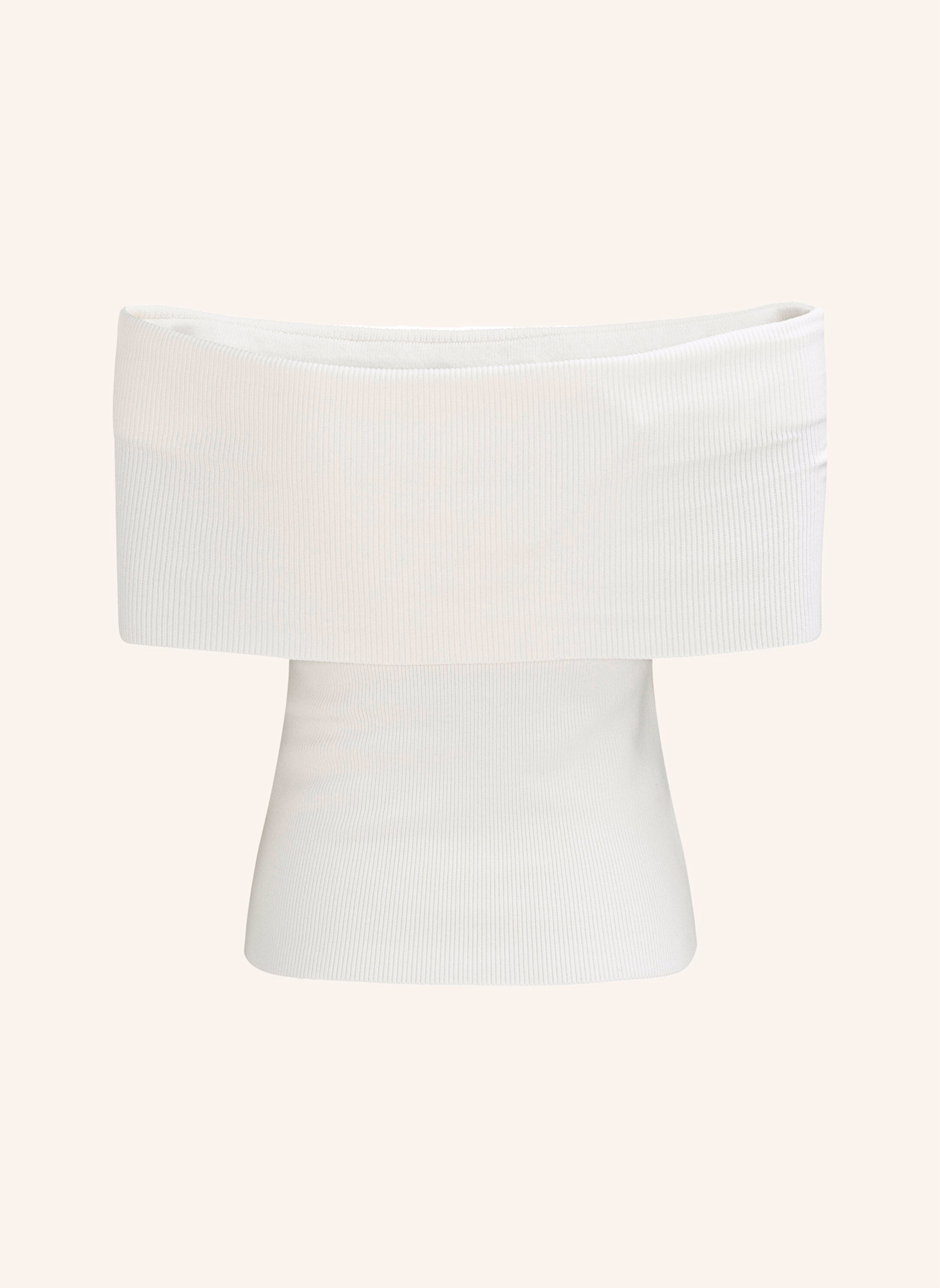 TRUE RELIGION Off-Shoulder-Top: WEISS