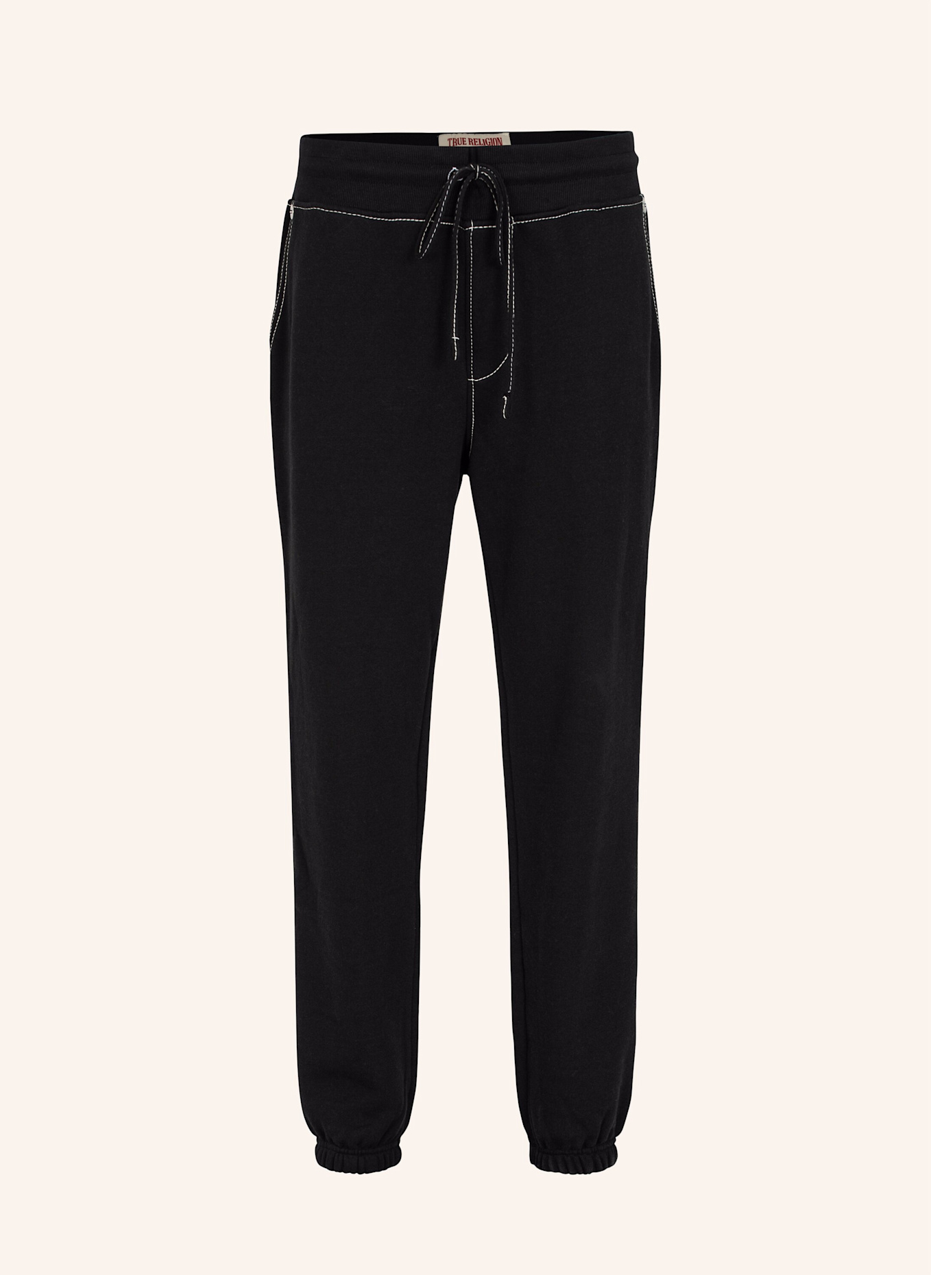 TRUE RELIGION Sweatpant: SCHWARZ