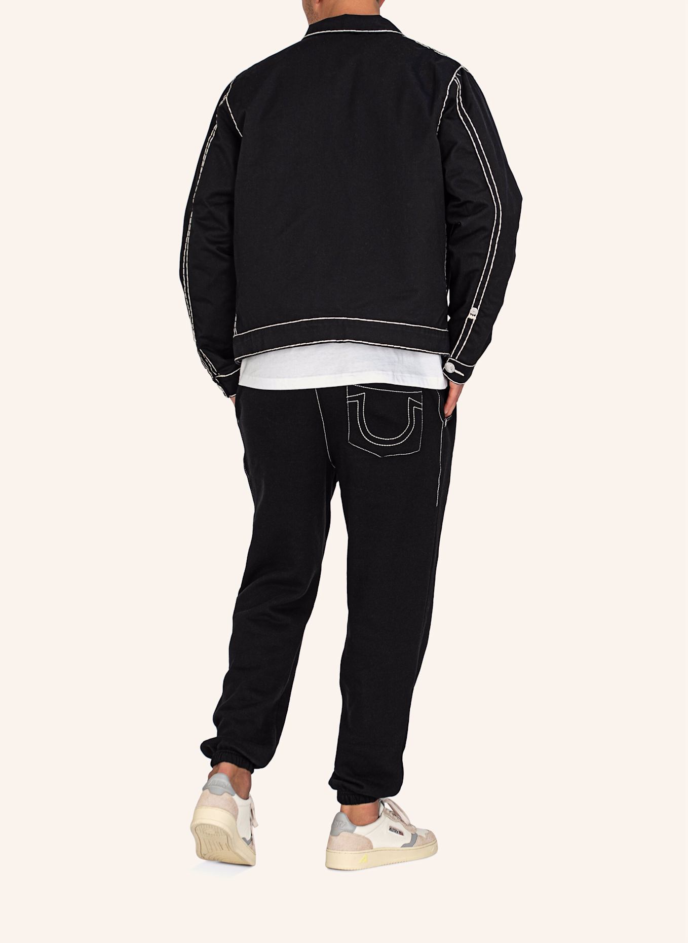 TRUE RELIGION Sweatpant: SCHWARZ