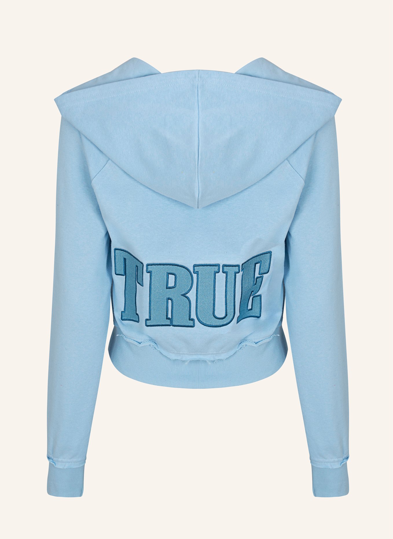 TRUE RELIGION Hoodie: HELLBLAU